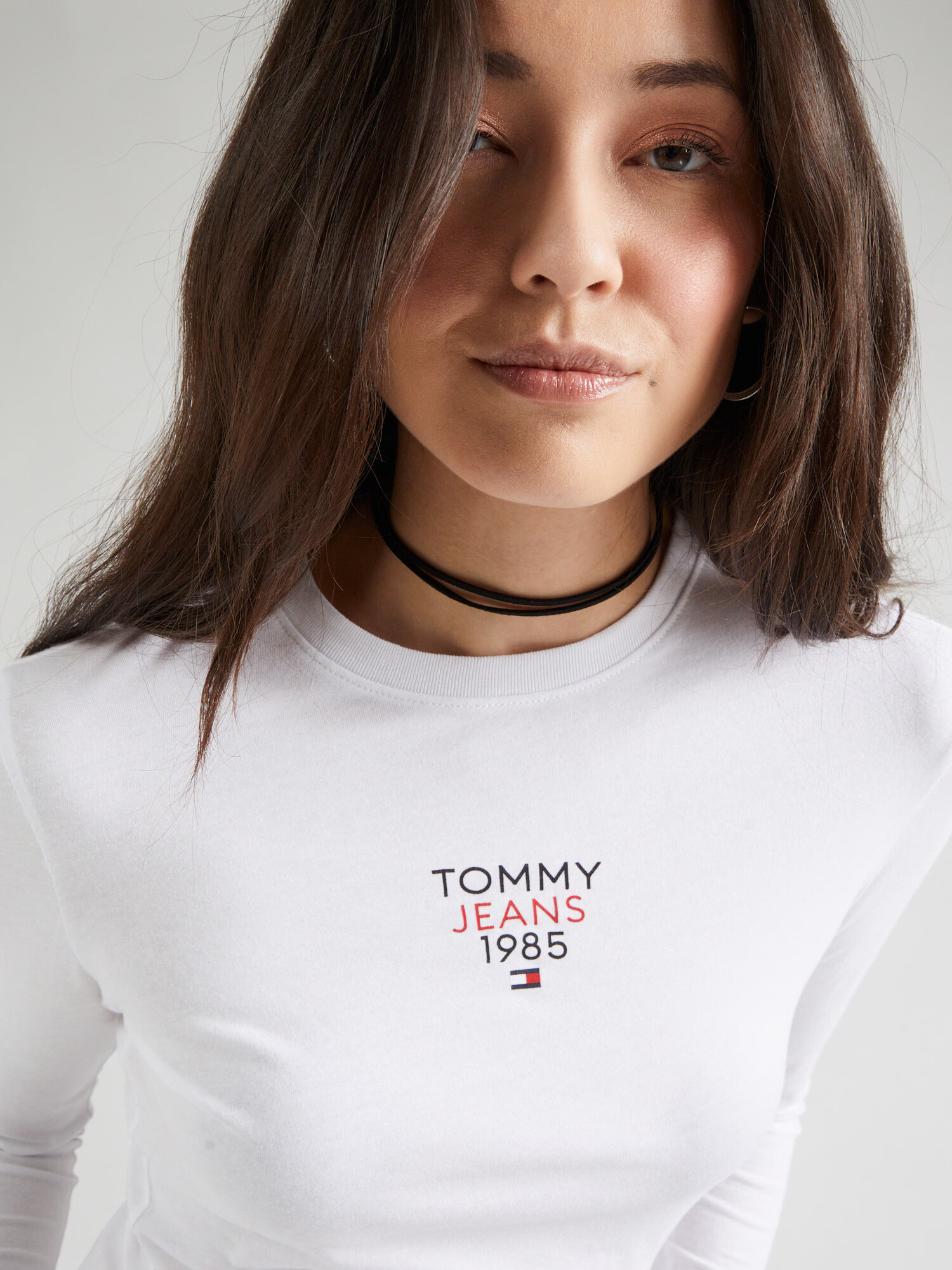 Tommy Jeans Tričko 'ESSENTIAL' námornícka modrá / červená / biela - Pepit.sk