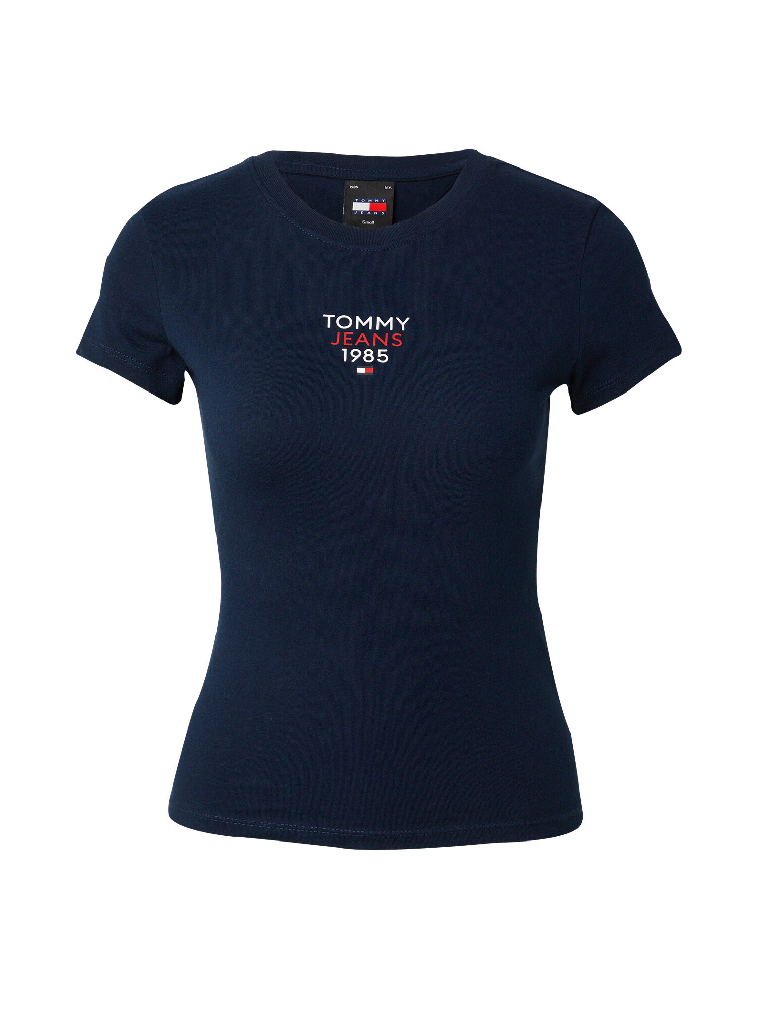 Tommy Jeans Tričko 'ESSENTIAL' námornícka modrá / ohnivo červená / šedobiela - Pepit.sk