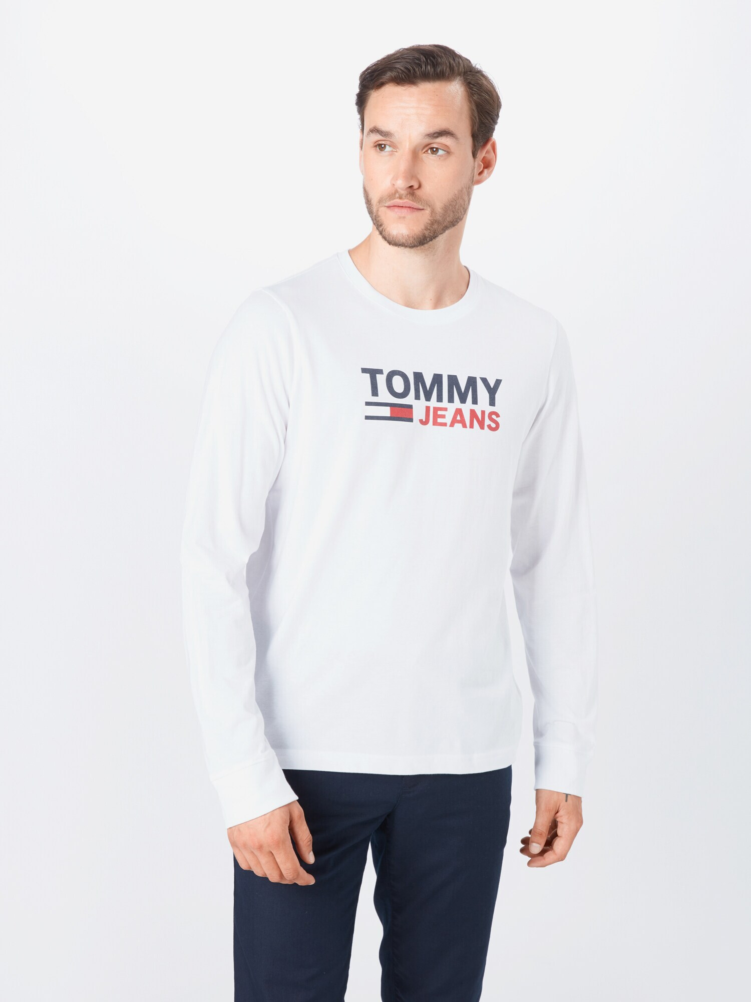 Tommy Jeans Tričko kobaltovomodrá / červená / biela - Pepit.sk