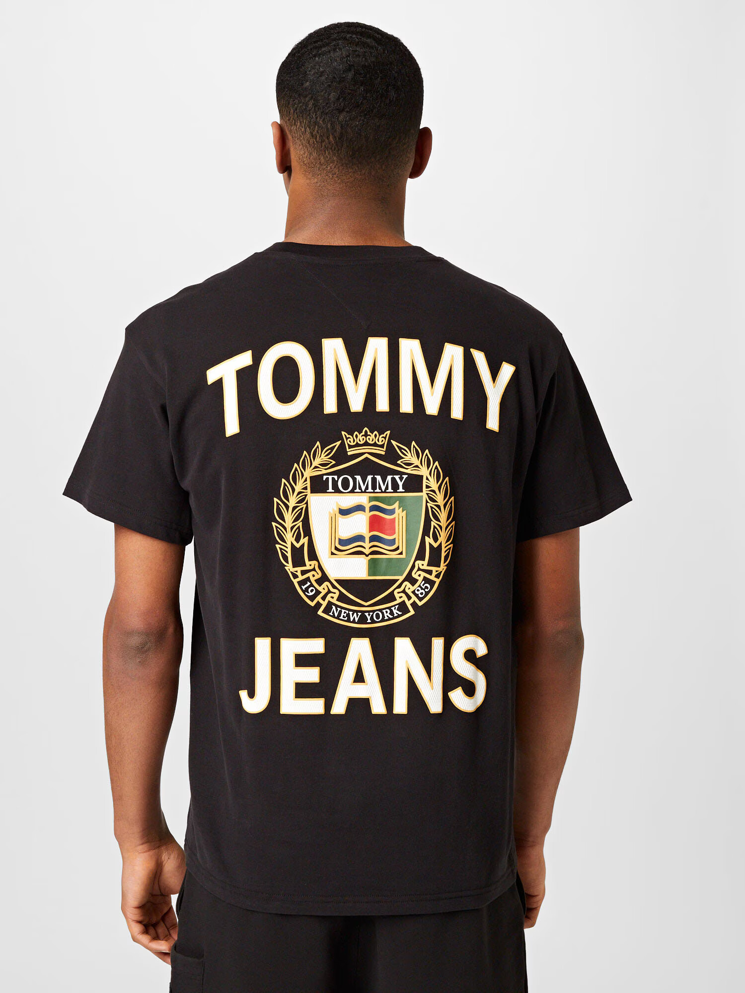 Tommy Jeans Tričko 'LUXE' zlatá žltá / zelená / čierna / biela - Pepit.sk