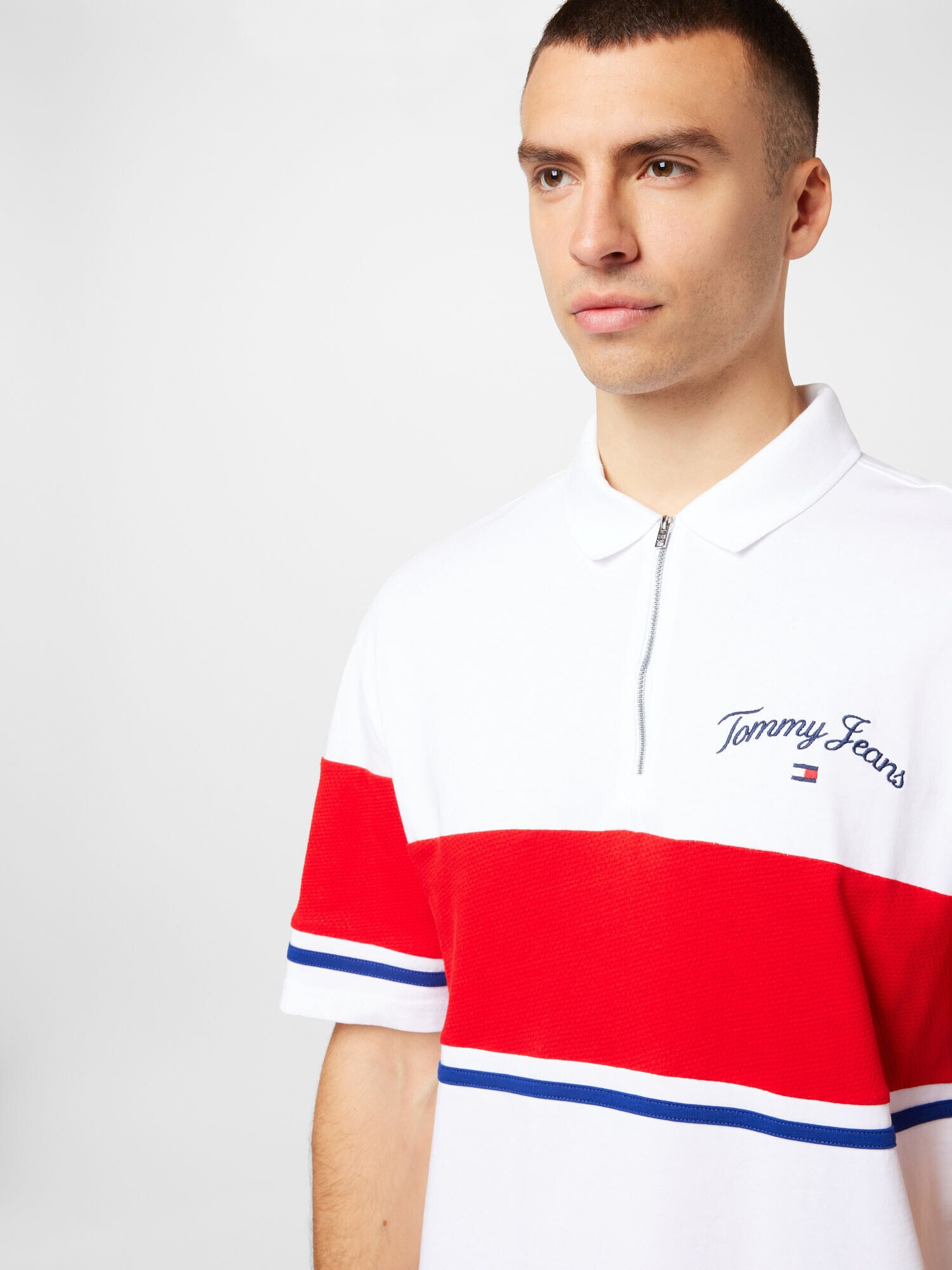 Tommy Jeans Tričko modrá / červená / biela - Pepit.sk