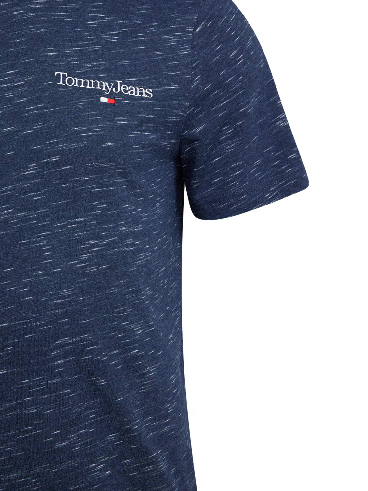 Tommy Jeans Tričko modrá melírovaná / biela - Pepit.sk