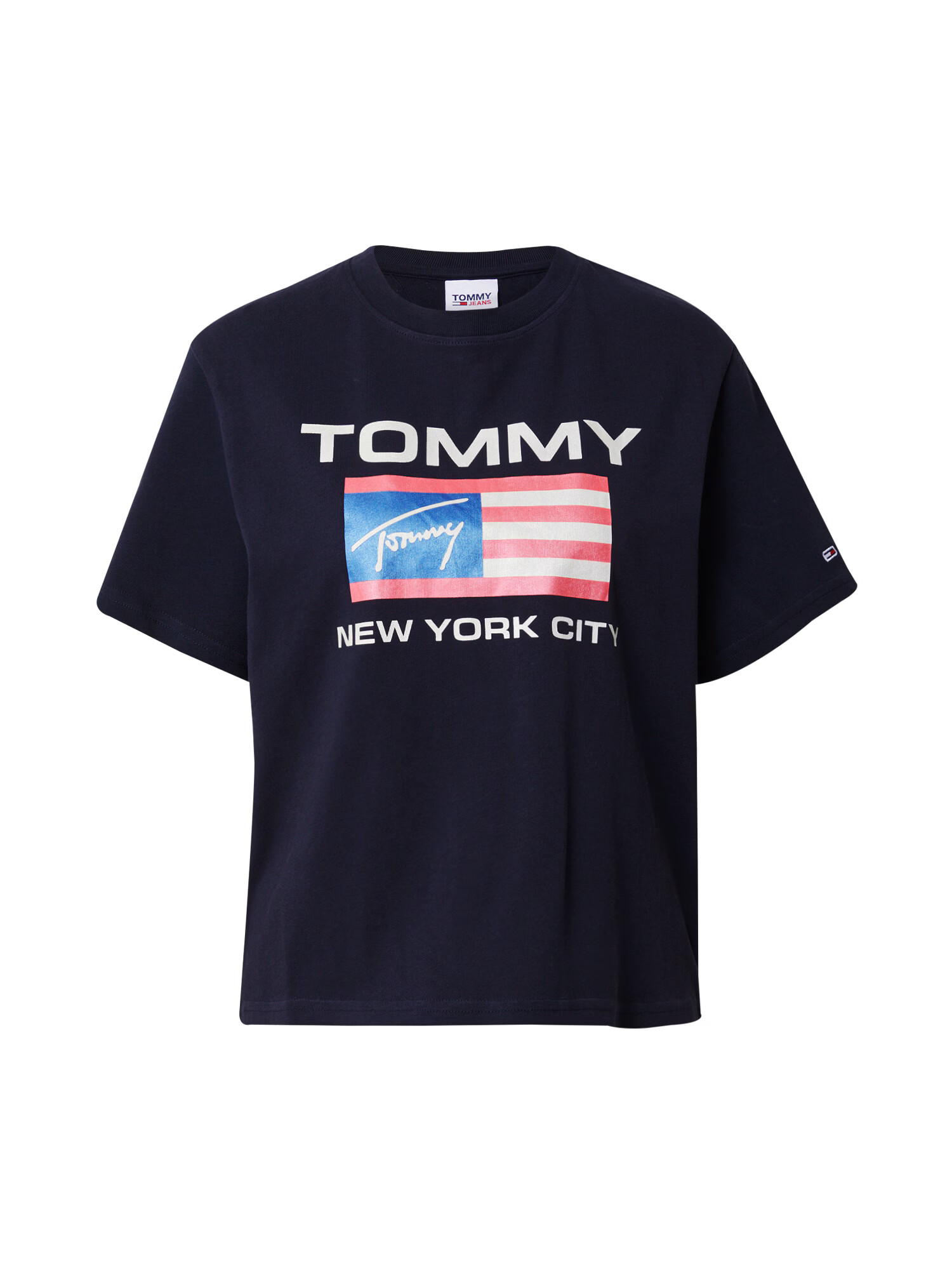 Tommy Jeans Tričko modrá / námornícka modrá / červená / biela - Pepit.sk