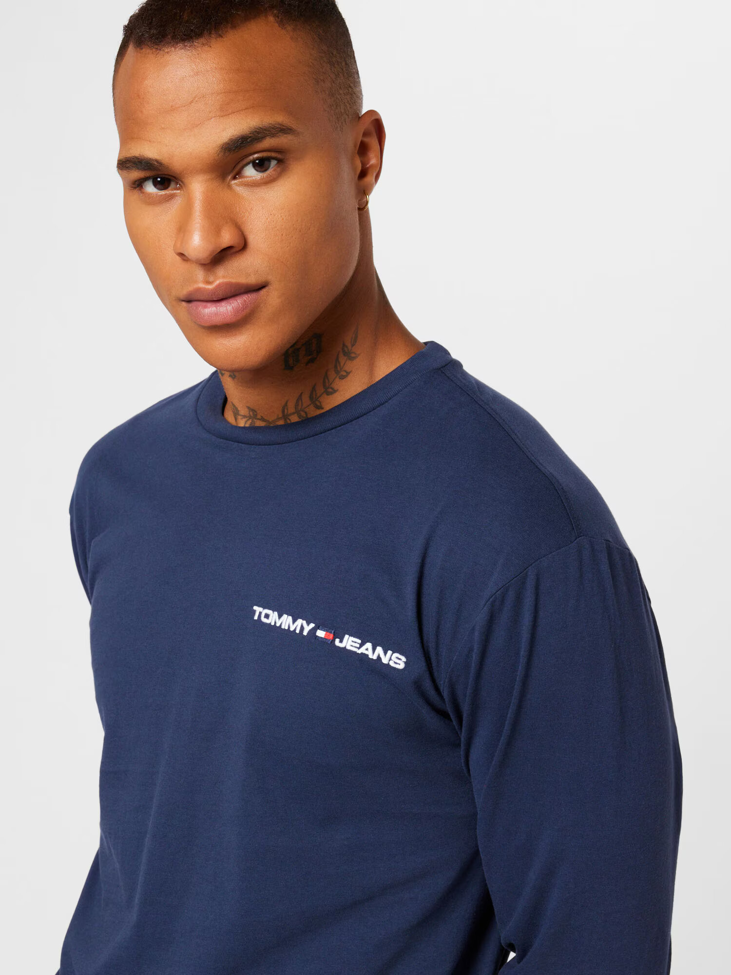 Tommy Jeans Tričko námornícka modrá / biela - Pepit.sk