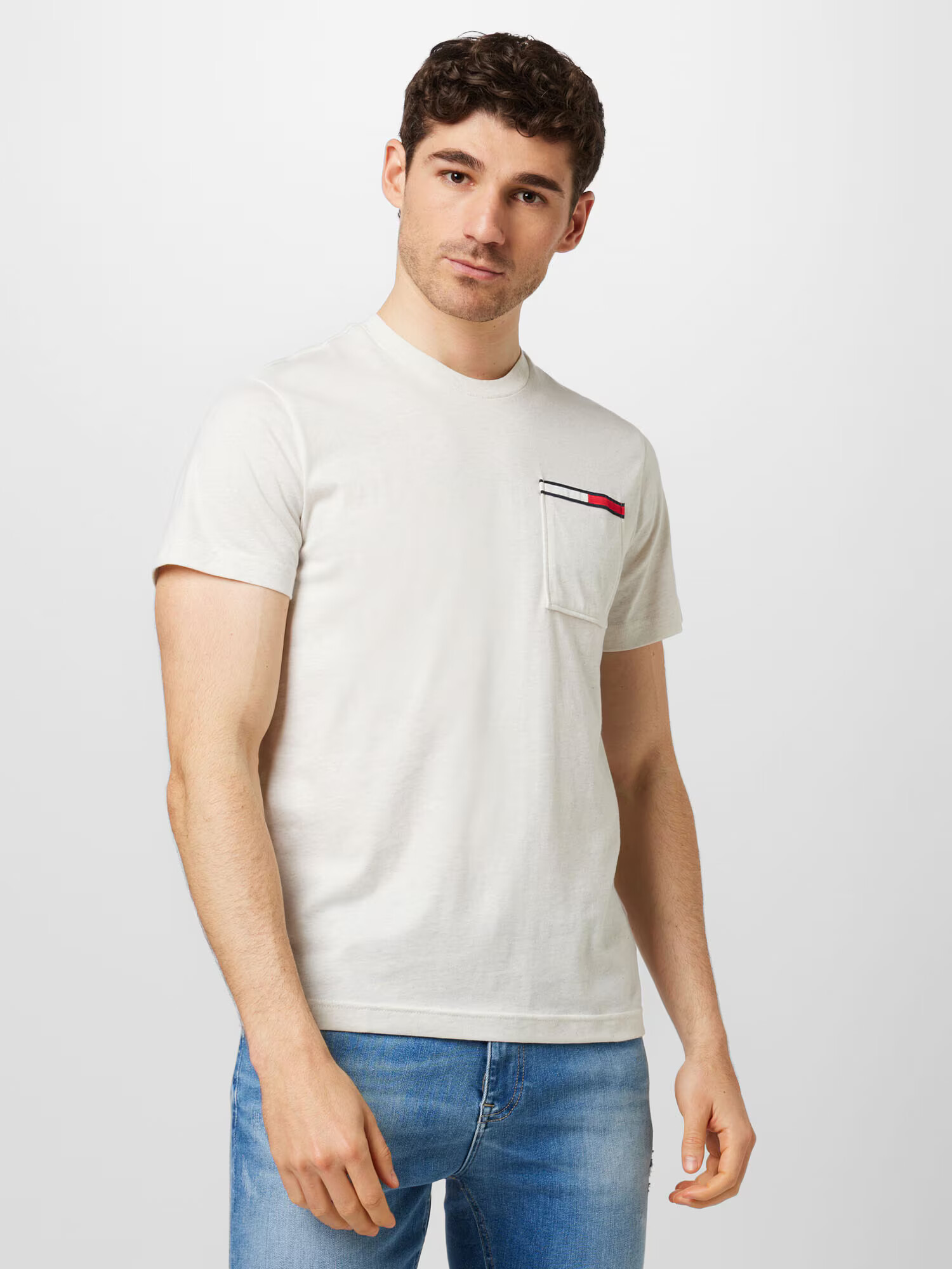 Tommy Jeans Tričko námornícka modrá / červená / biela - Pepit.sk