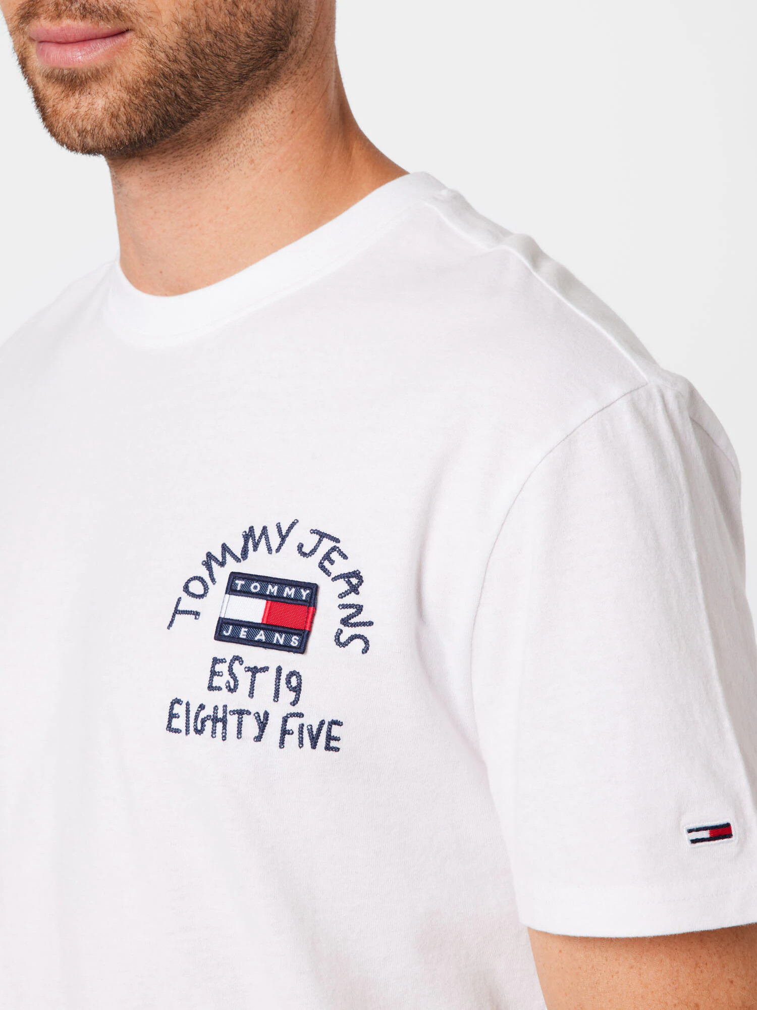 Tommy Jeans Tričko námornícka modrá / červená / biela - Pepit.sk