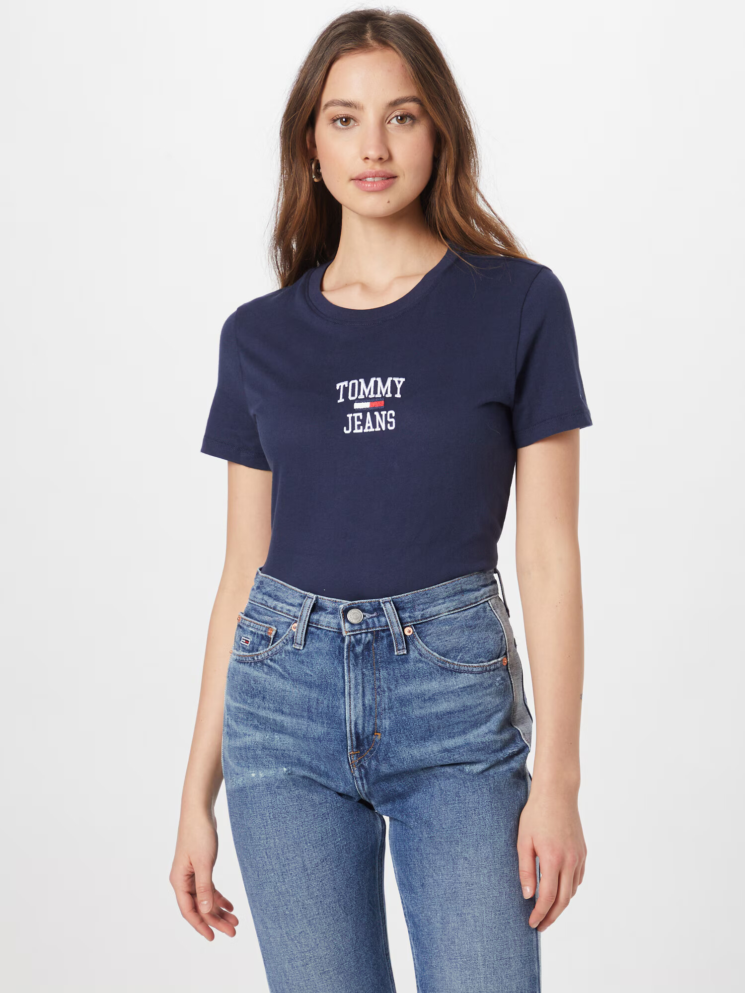 Tommy Jeans Tričko námornícka modrá / červená / biela - Pepit.sk