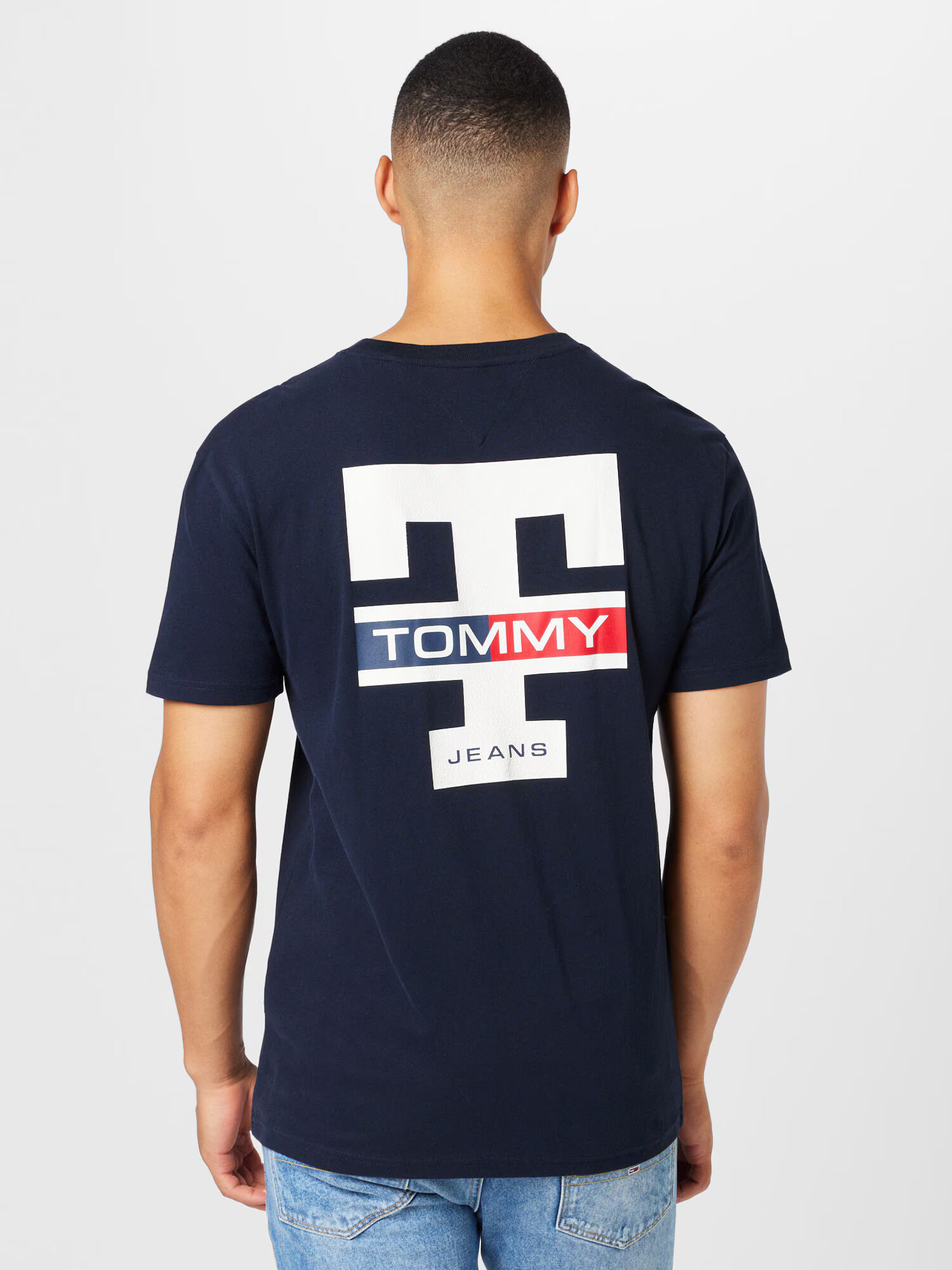 Tommy Jeans Tričko námornícka modrá / červená / biela - Pepit.sk