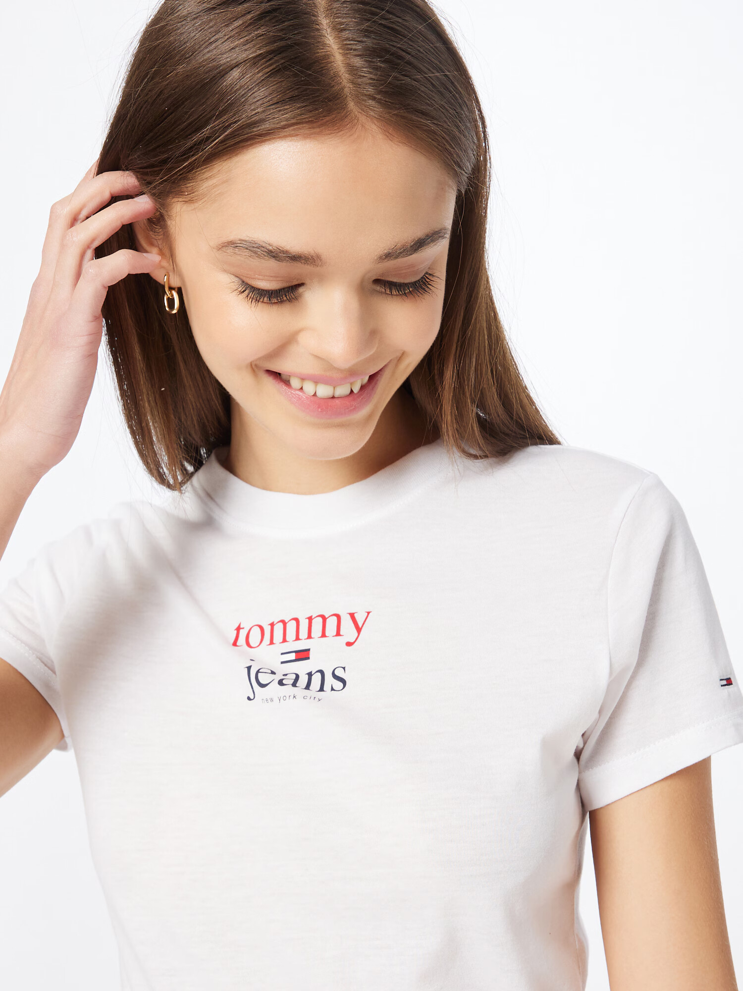 Tommy Jeans Tričko námornícka modrá / červená / biela - Pepit.sk