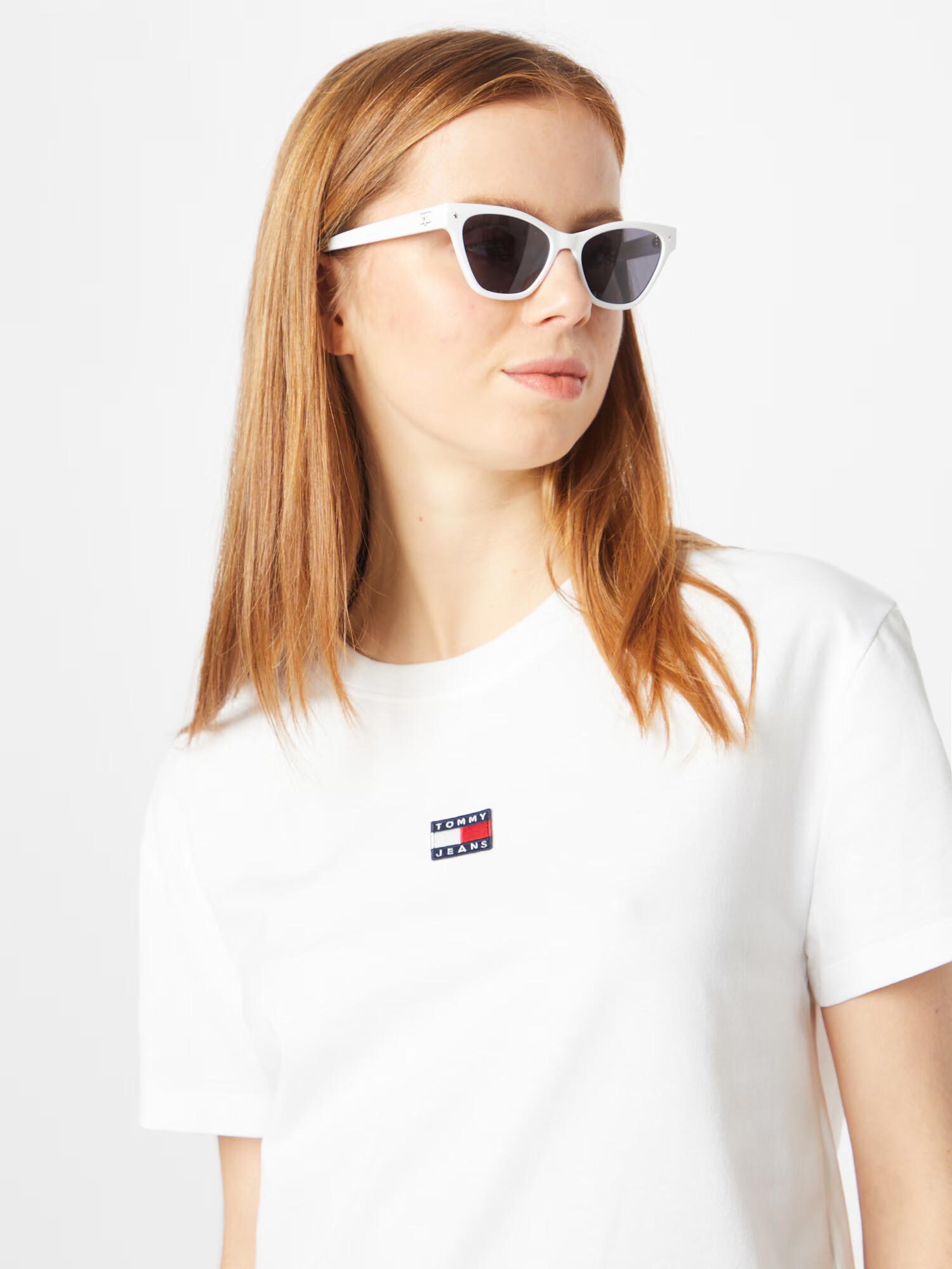 Tommy Jeans Tričko 'Classic' námornícka modrá / červená / biela - Pepit.sk