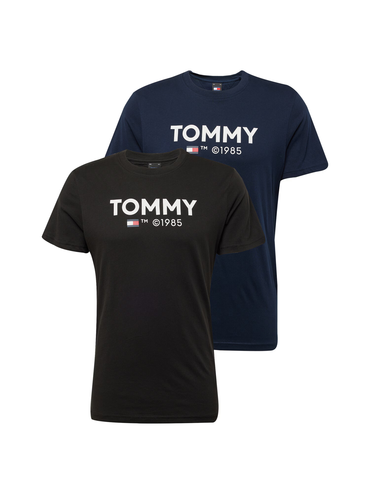 Tommy Jeans Tričko námornícka modrá / červená / čierna / šedobiela - Pepit.sk