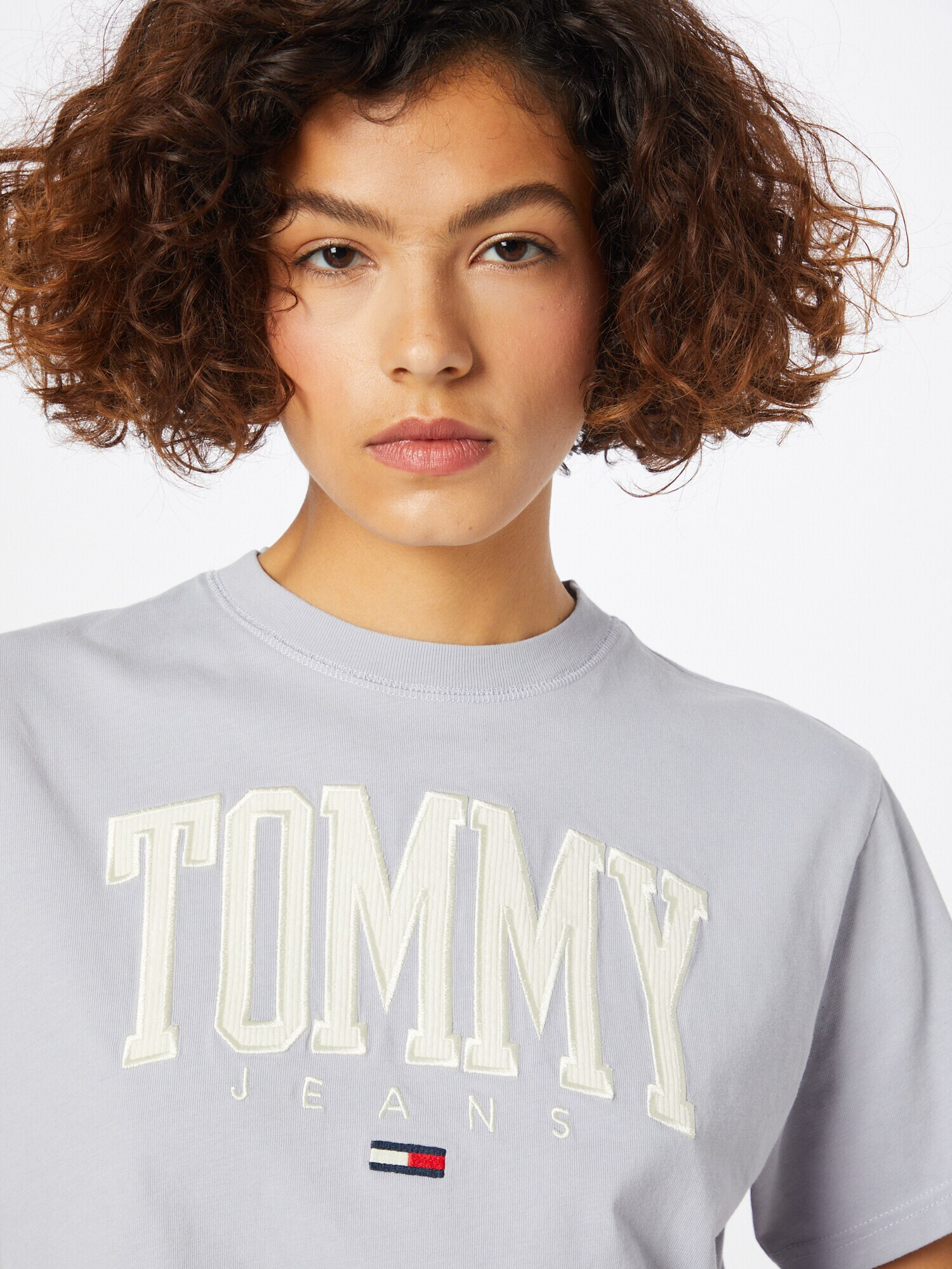 Tommy Jeans Tričko námornícka modrá / levanduľová / červená / biela - Pepit.sk