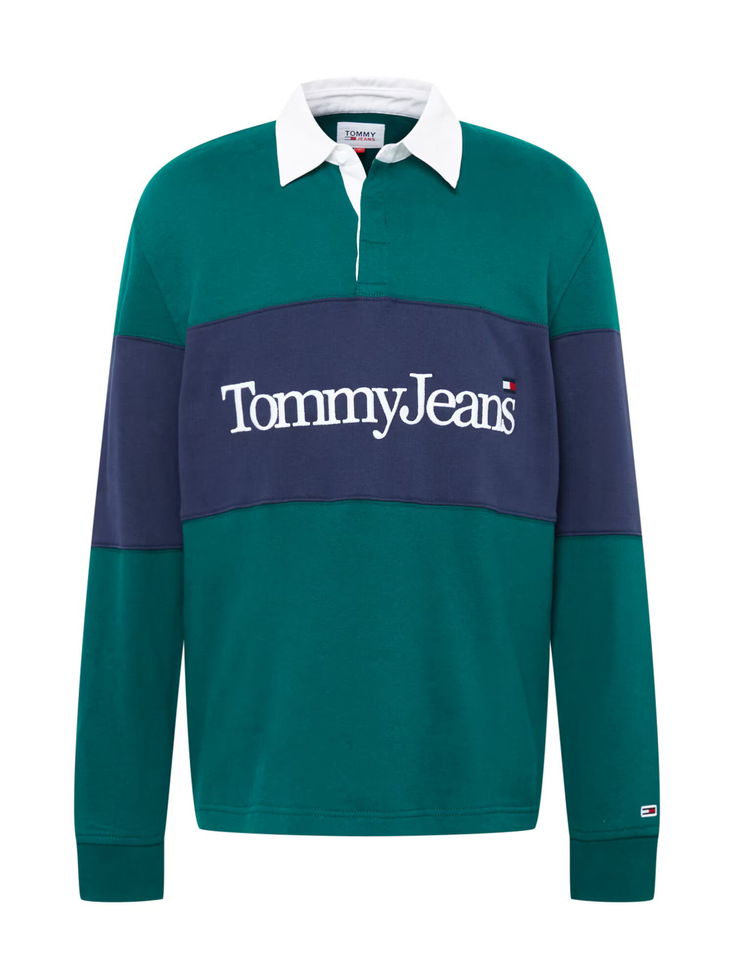 Tommy Jeans Tričko námornícka modrá / smaragdová / červená / biela - Pepit.sk