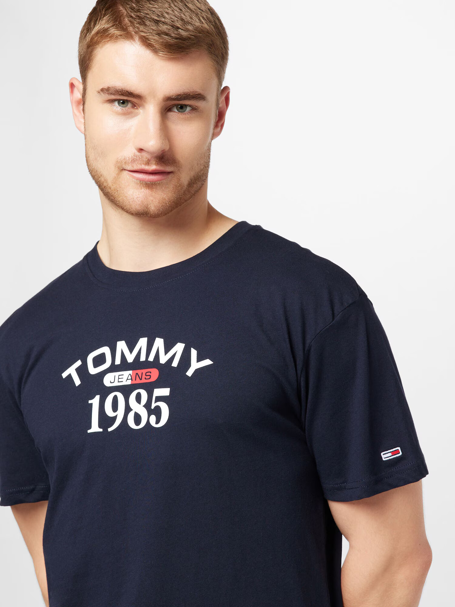 Tommy Jeans Tričko námornícka modrá / svetločervená / biela - Pepit.sk