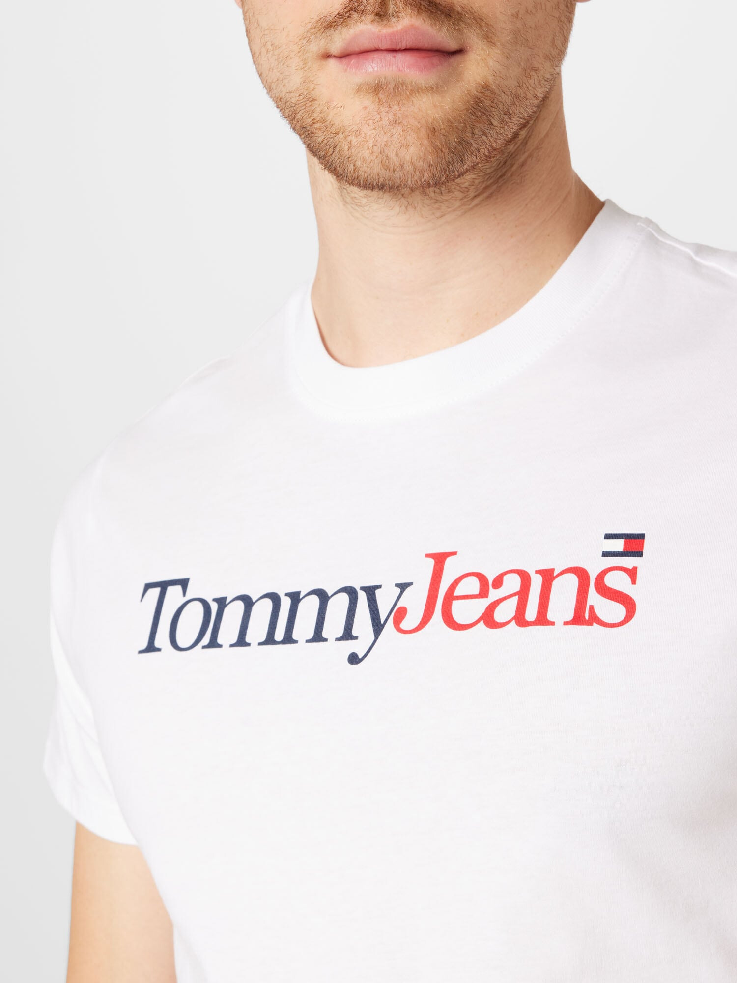 Tommy Jeans Tričko oranžová / čierna / biela - Pepit.sk