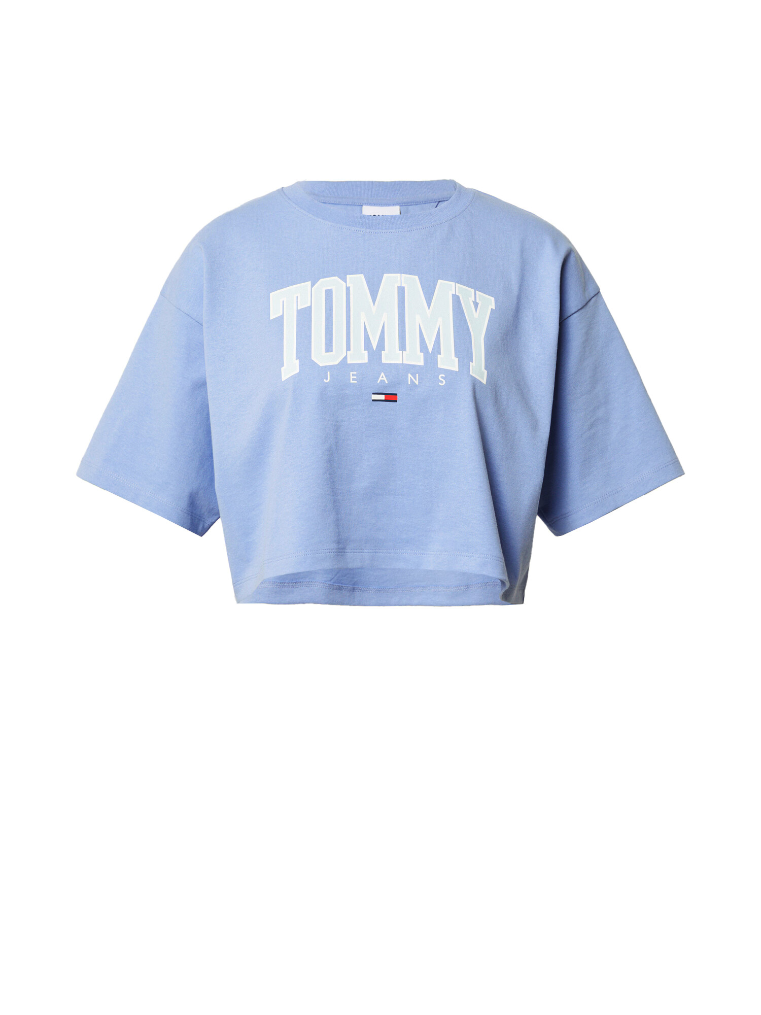 Tommy Jeans Tričko svetlomodrá / tmavomodrá / červená / biela - Pepit.sk