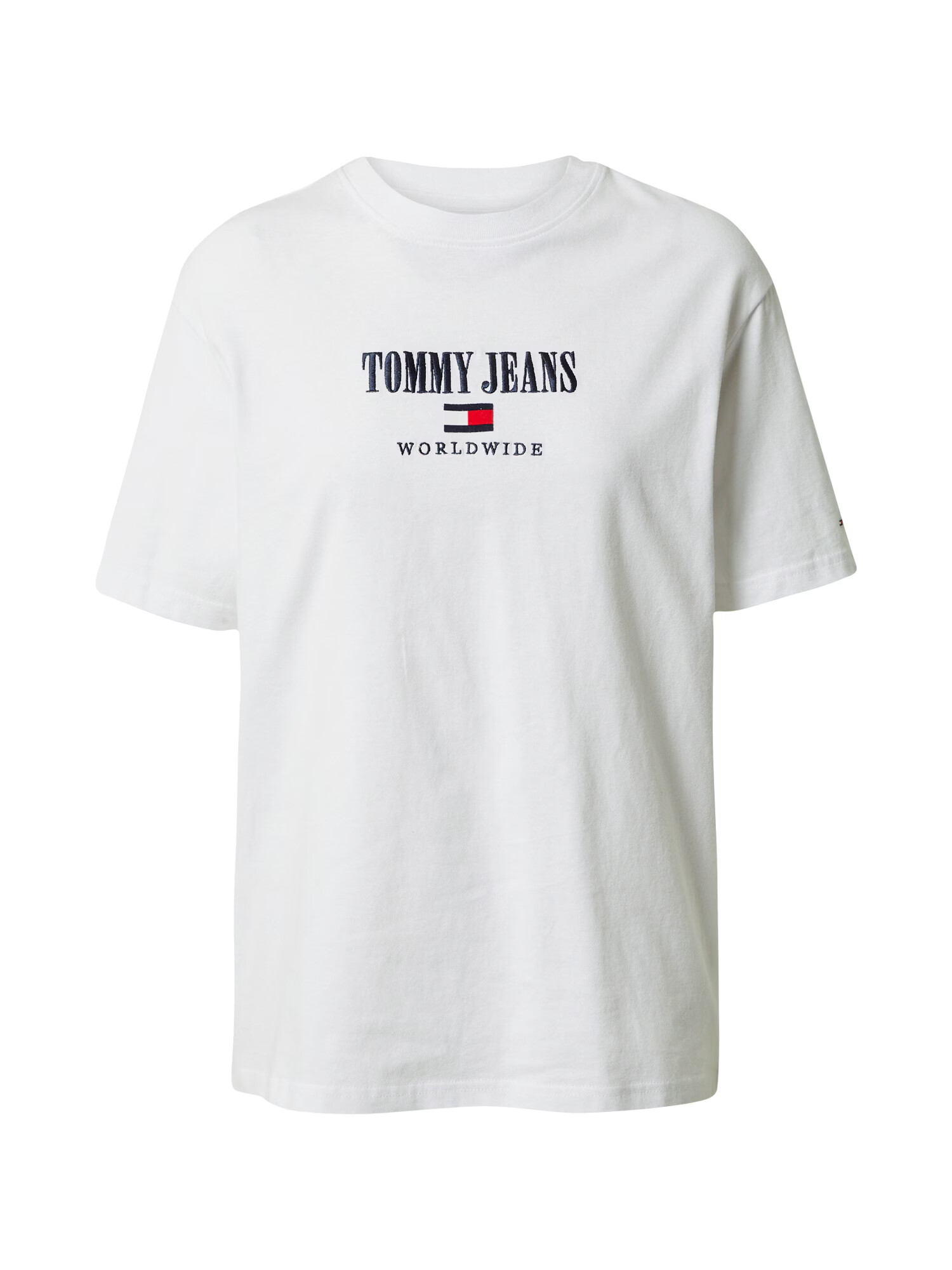 Tommy Jeans Tričko tmavomodrá / červená / šedobiela - Pepit.sk