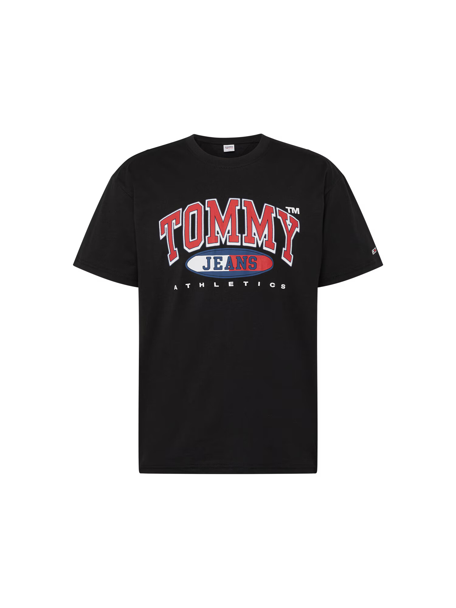 Tommy Jeans Tričko tmavomodrá / jasne červená / čierna / biela - Pepit.sk