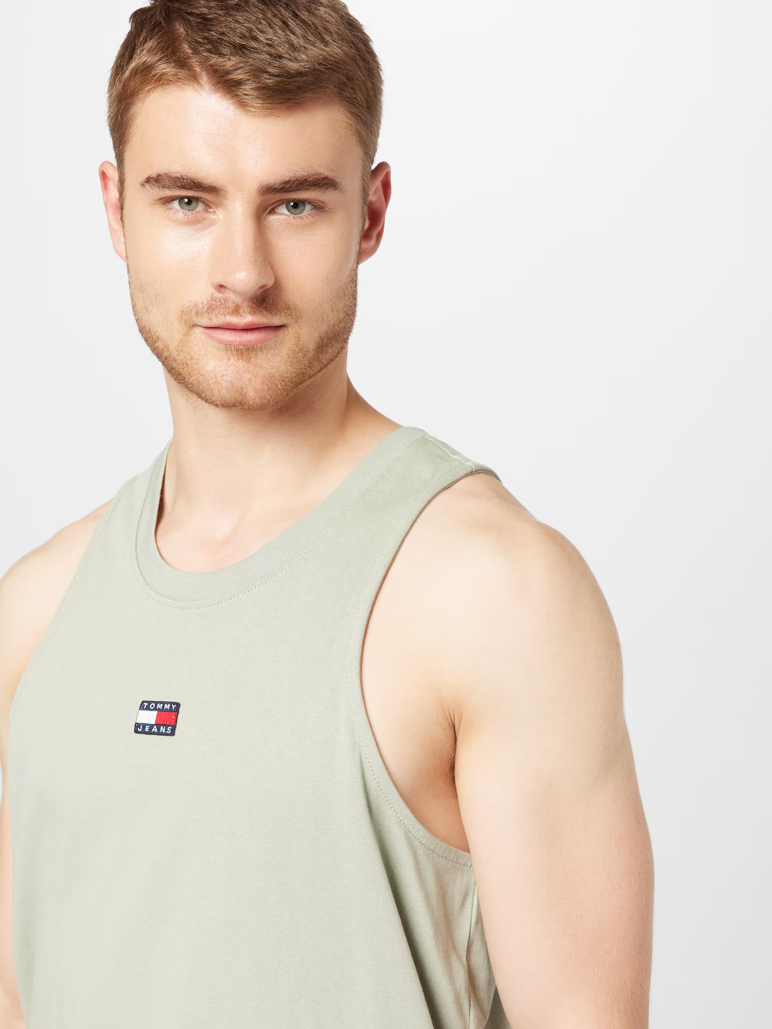 Tommy Jeans Tričko tmavomodrá / pastelovo zelená / červená / biela - Pepit.sk