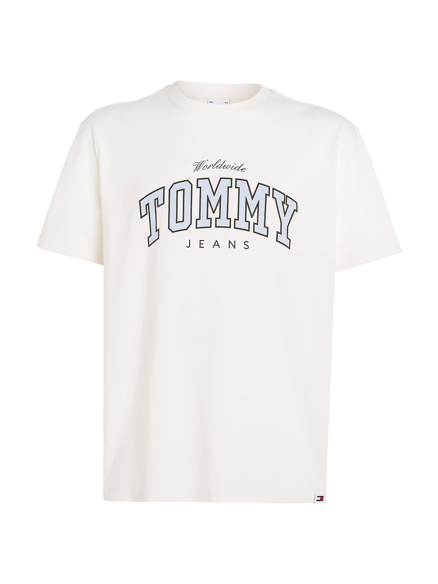 Tommy Jeans Tričko 'Varsity' svetlomodrá / čierna / biela - Pepit.sk