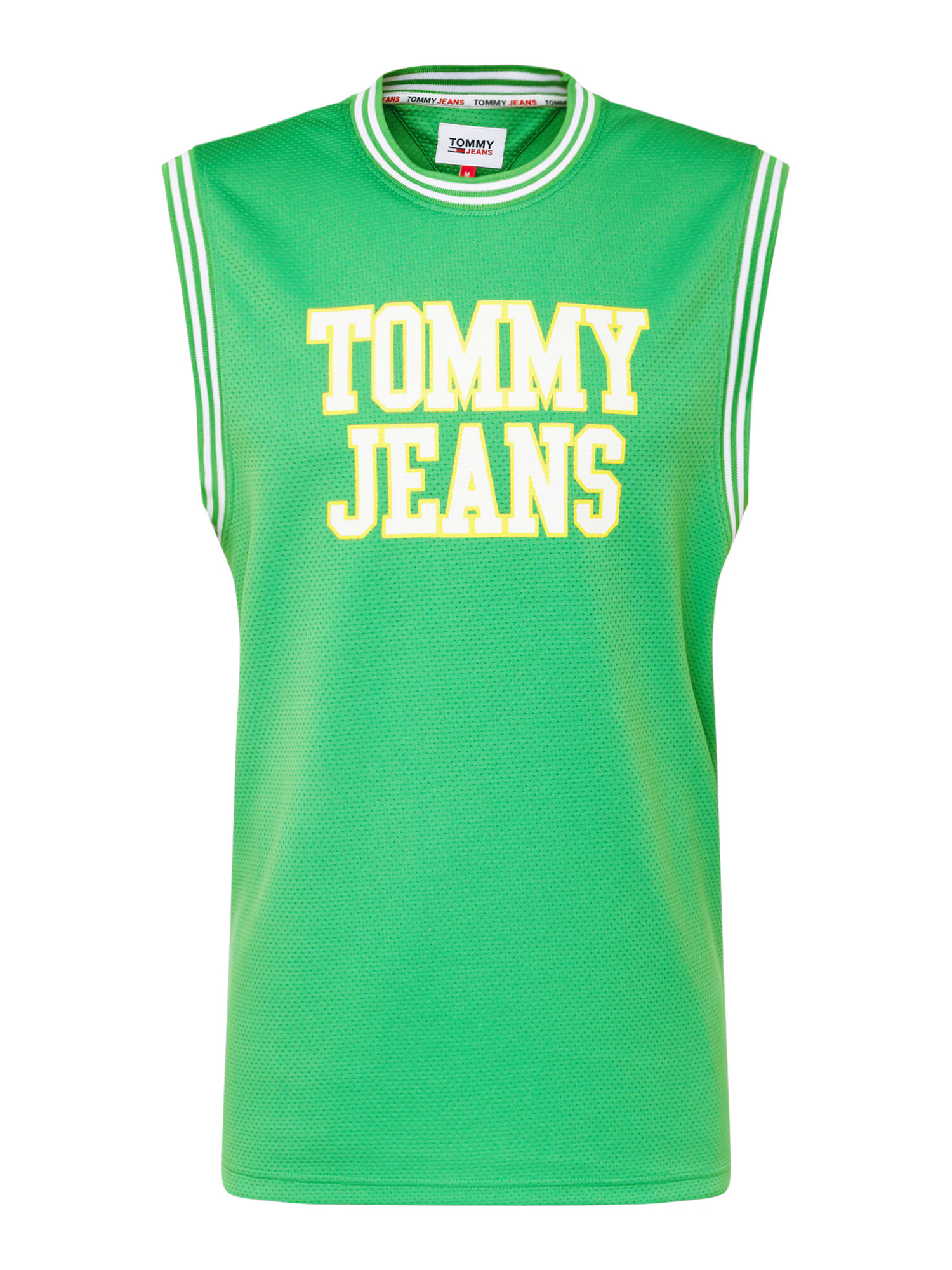 Tommy Jeans Tričko žltá / zelená / biela - Pepit.sk