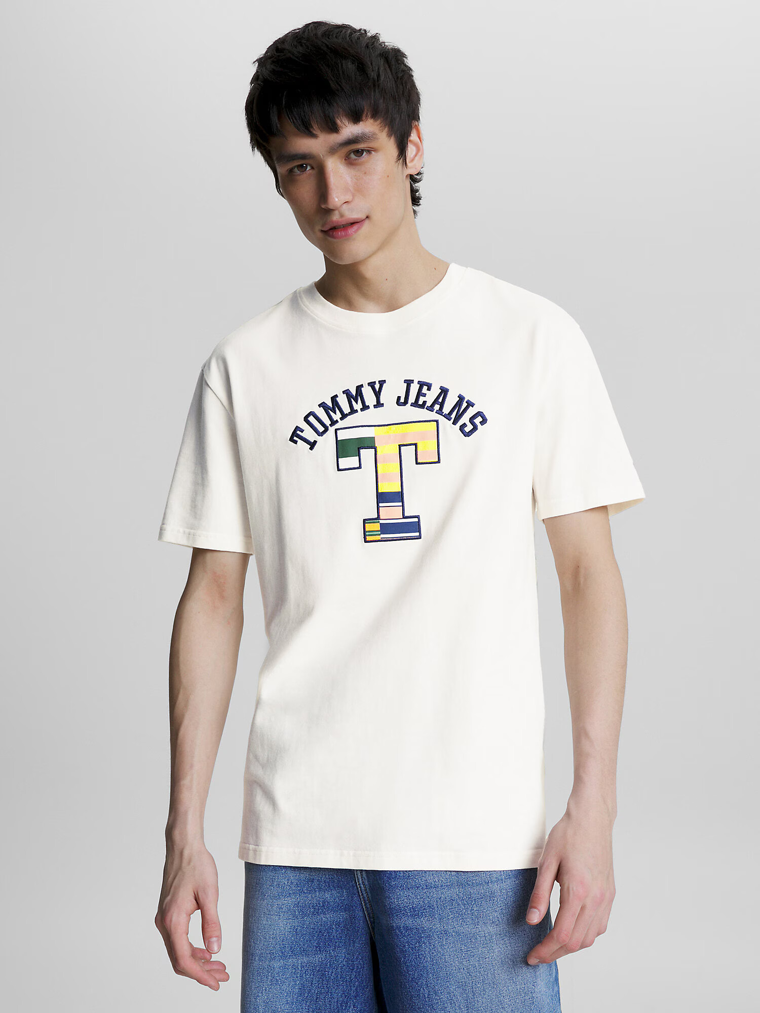 Tommy Jeans Tričko zmiešané farby / biela - Pepit.sk