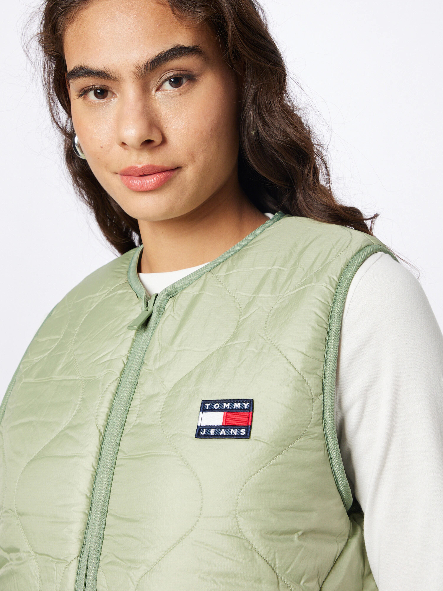 Tommy Jeans Vesta svetlozelená - Pepit.sk