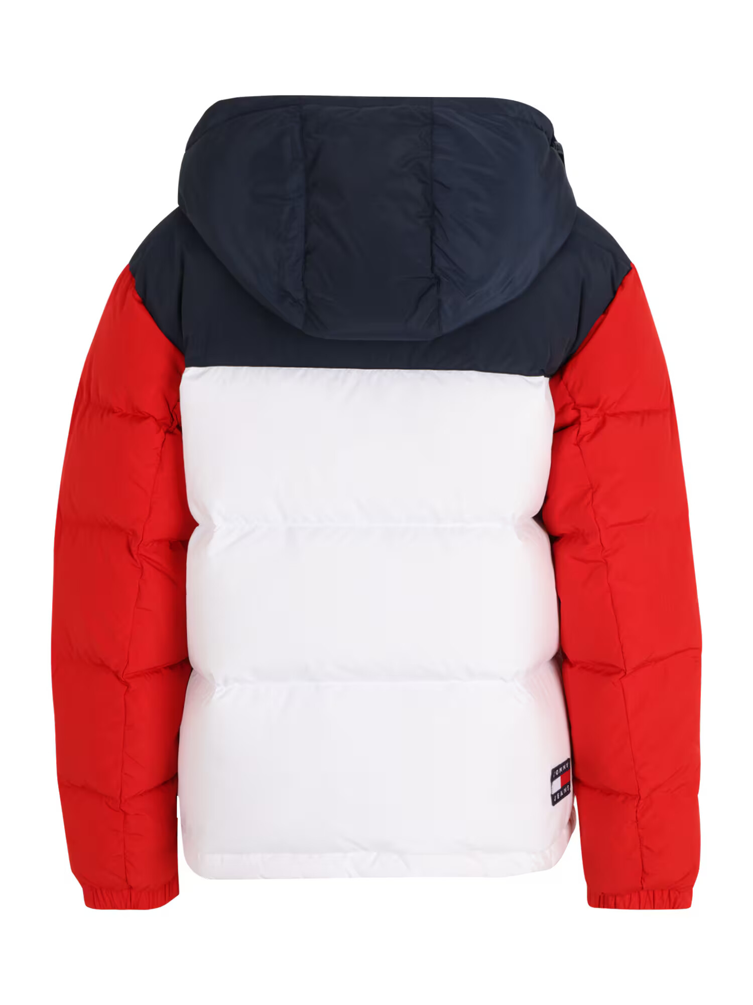 Tommy Jeans Zimná bunda 'ALASKA' námornícka modrá / červená / biela - Pepit.sk