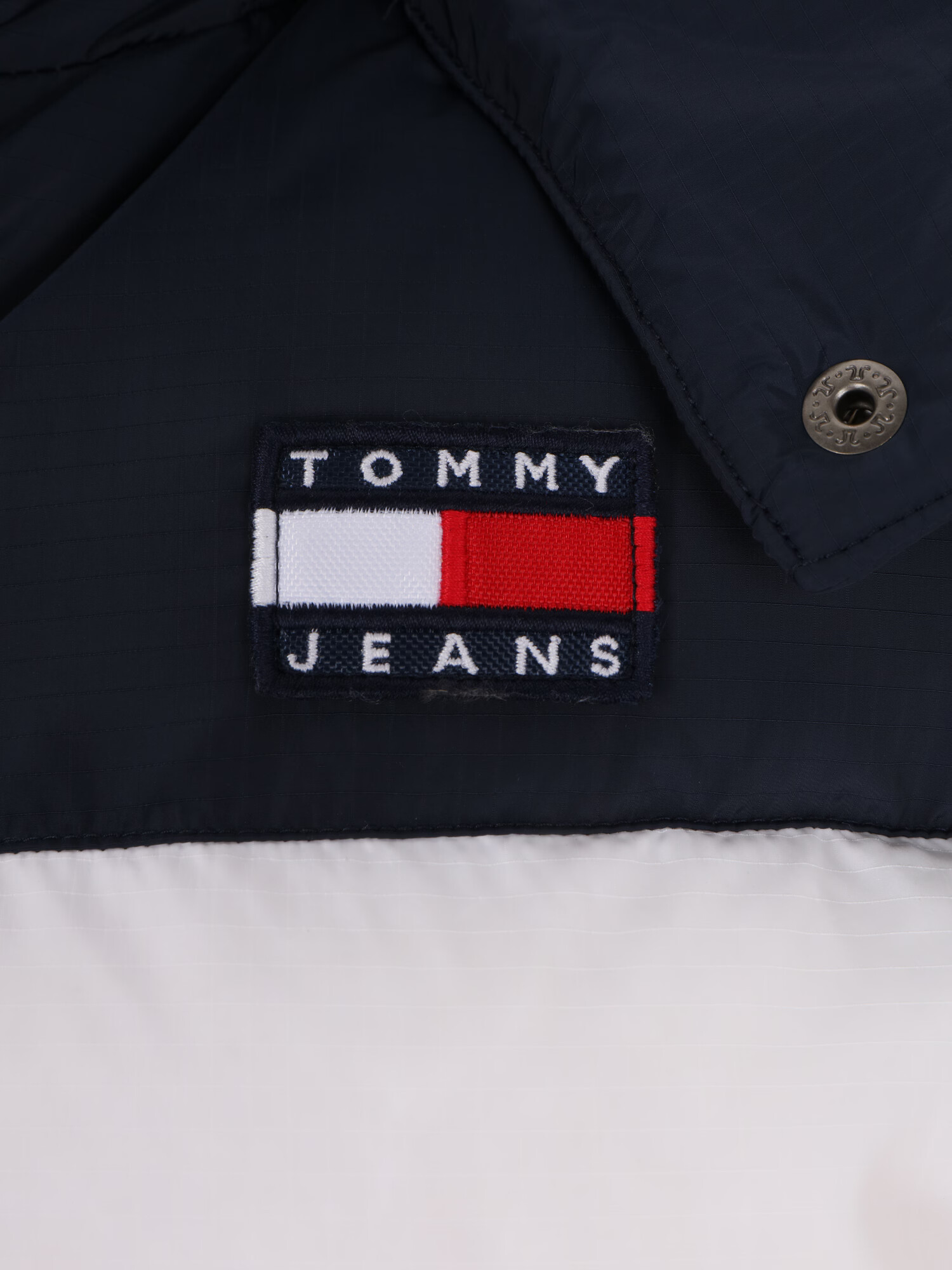 Tommy Jeans Zimná bunda 'ALASKA' námornícka modrá / červená / biela - Pepit.sk