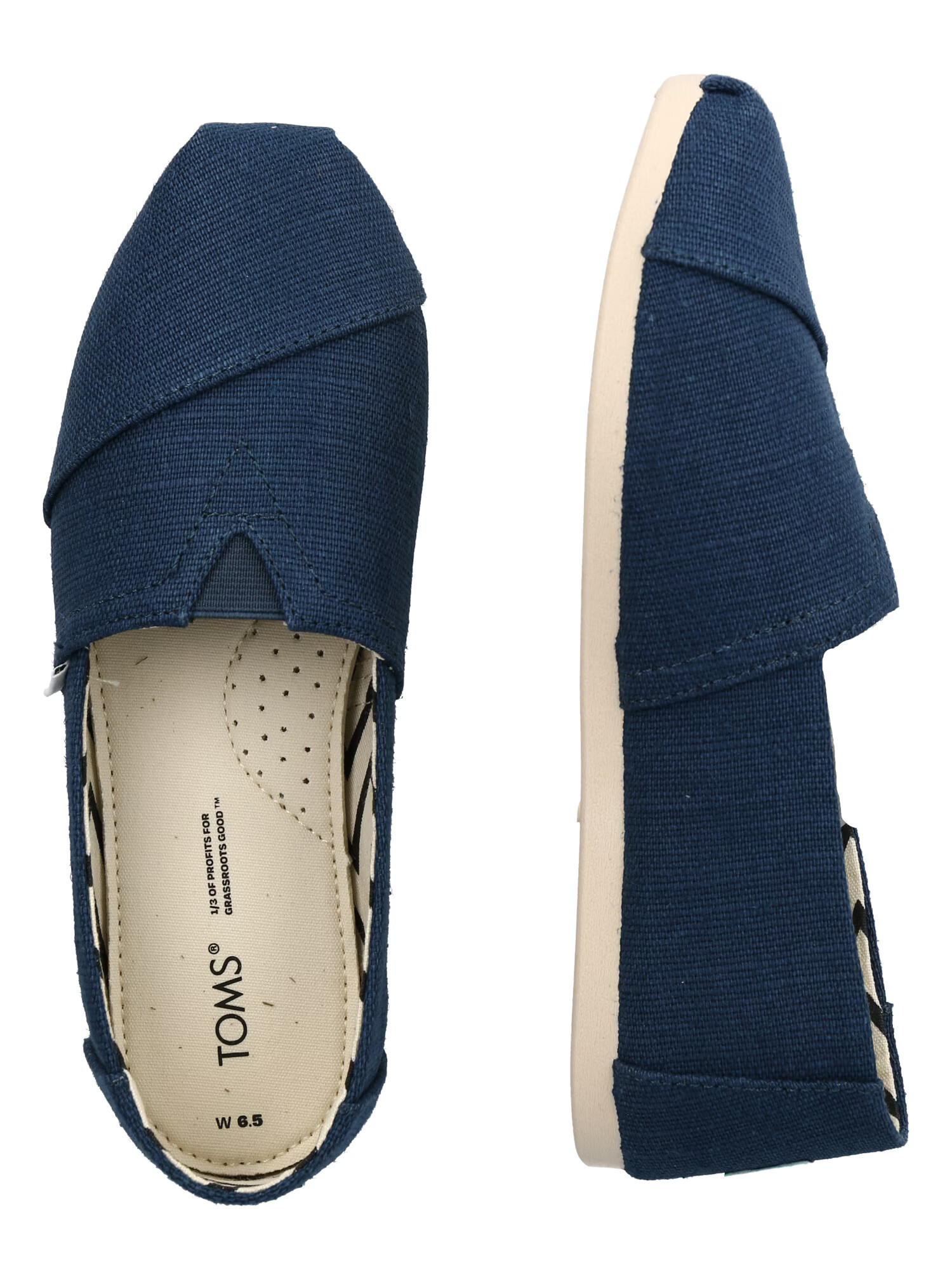 TOMS Espadrilky 'ALPARGATA' námornícka modrá - Pepit.sk