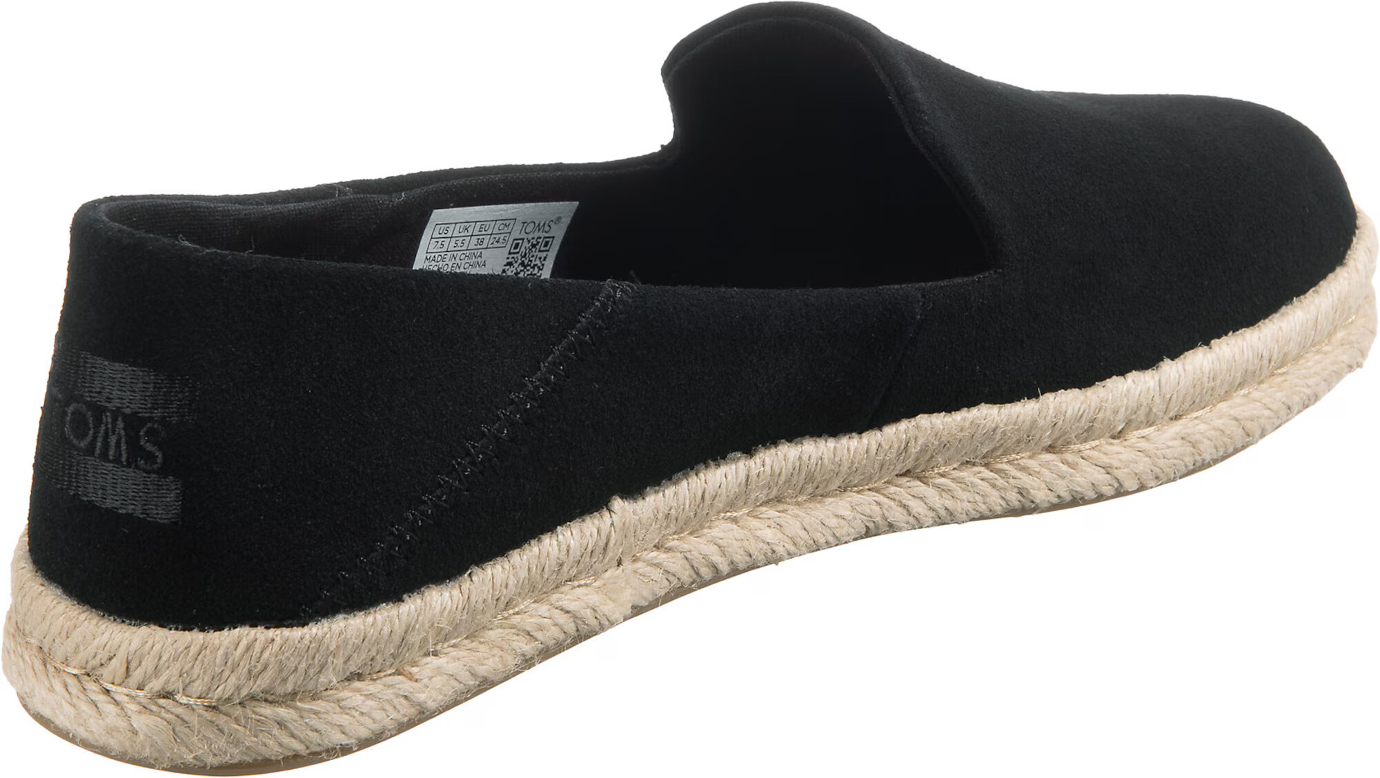 TOMS Espadrilky čierna - Pepit.sk