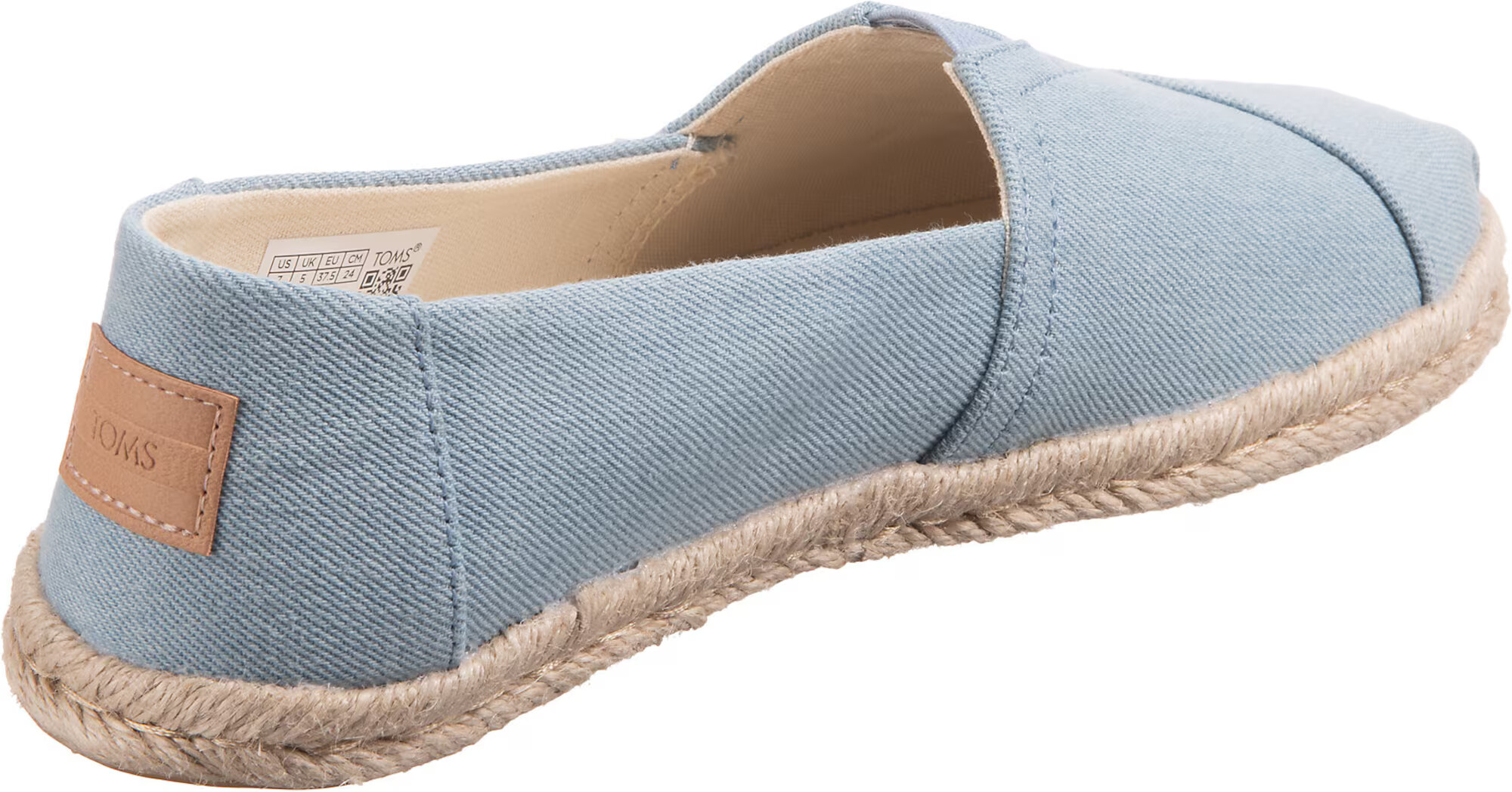 TOMS Espadrilky svetlomodrá - Pepit.sk