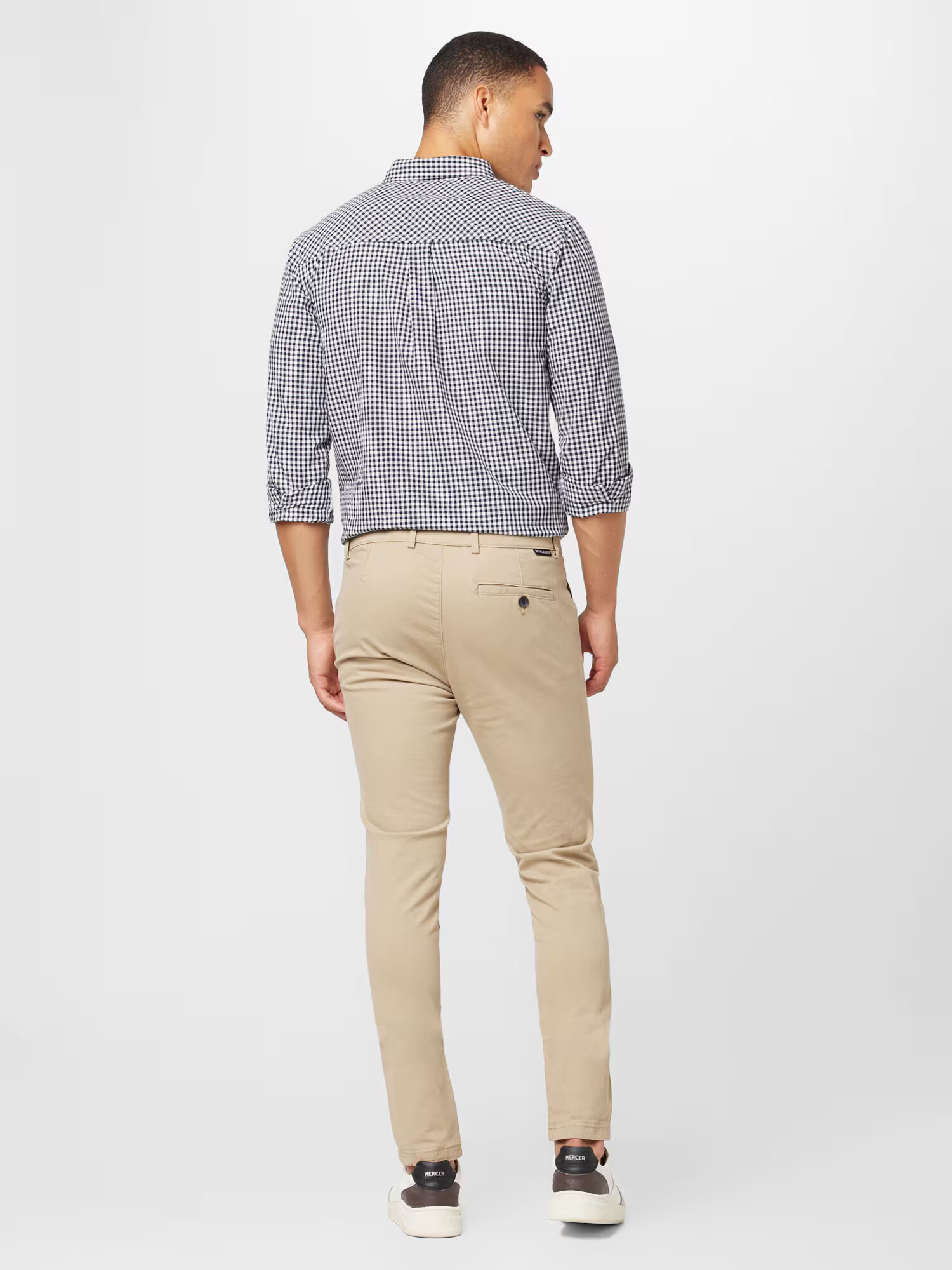 TOPMAN Chino nohavice béžová - Pepit.sk