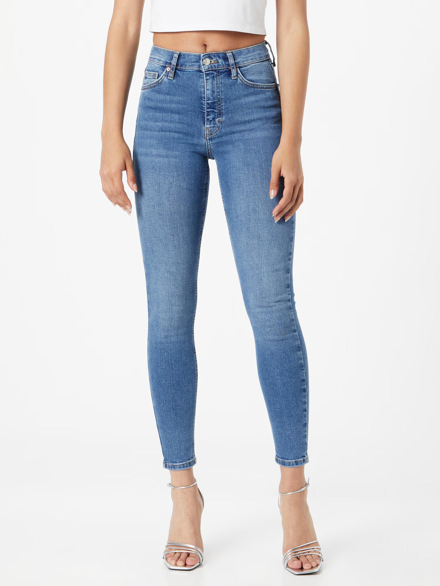 TOPSHOP Džínsy 'Jamie' modrá denim - Pepit.sk