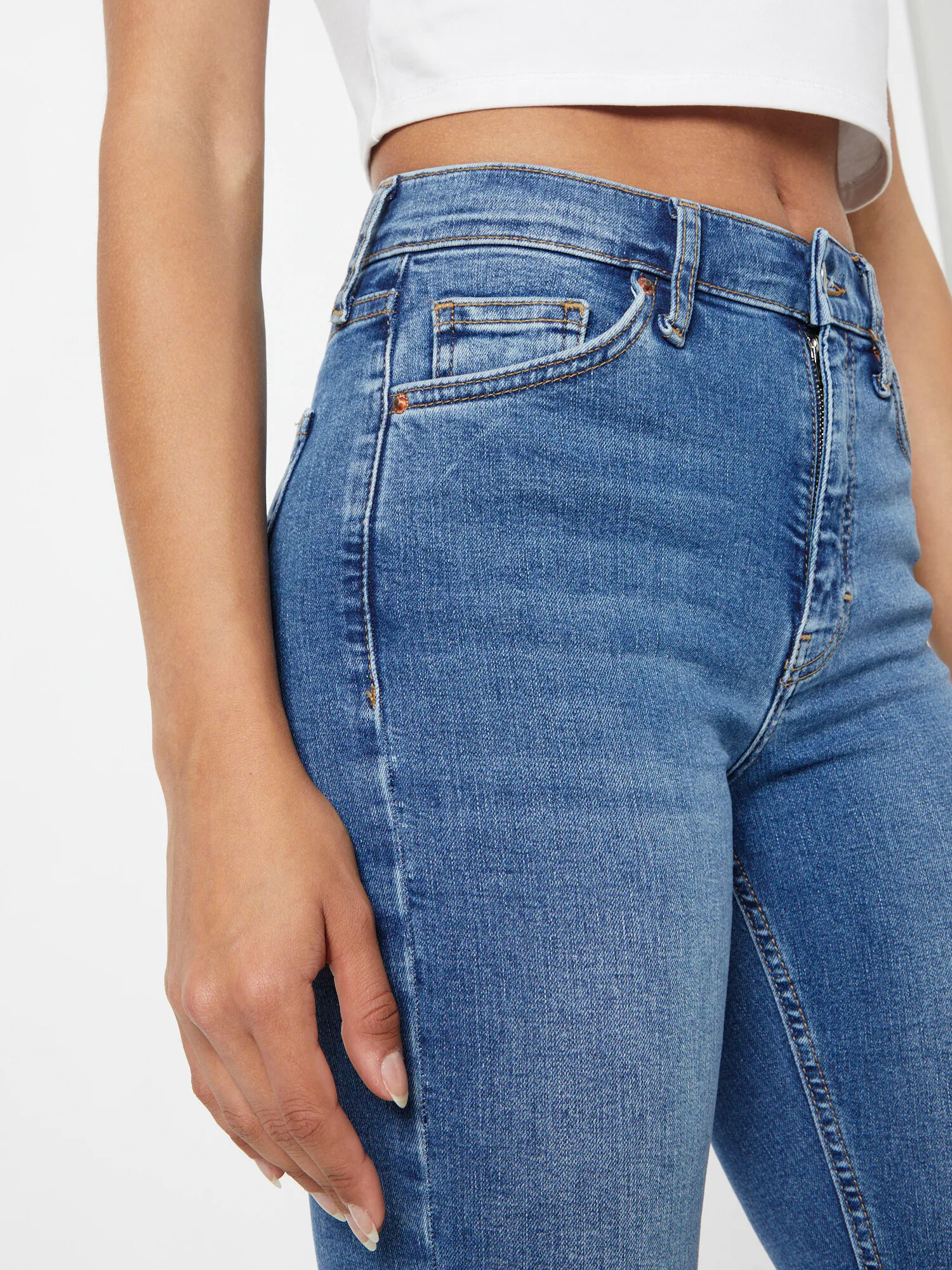 TOPSHOP Džínsy 'Jamie' modrá denim - Pepit.sk