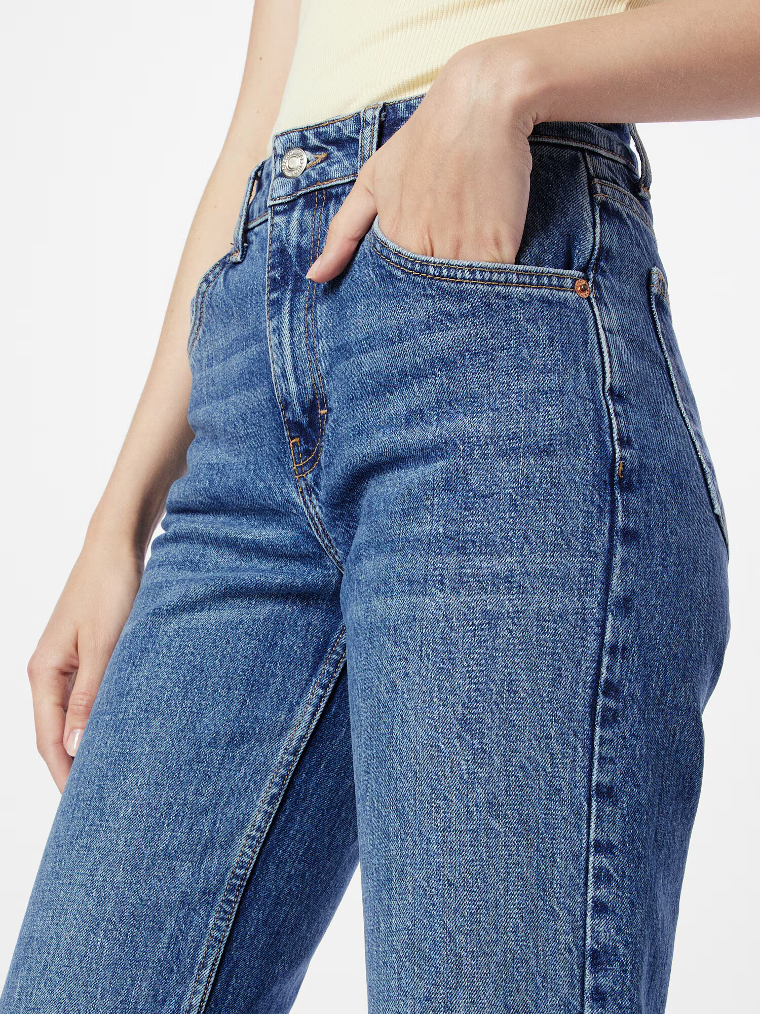 TOPSHOP Džínsy modrá denim - Pepit.sk