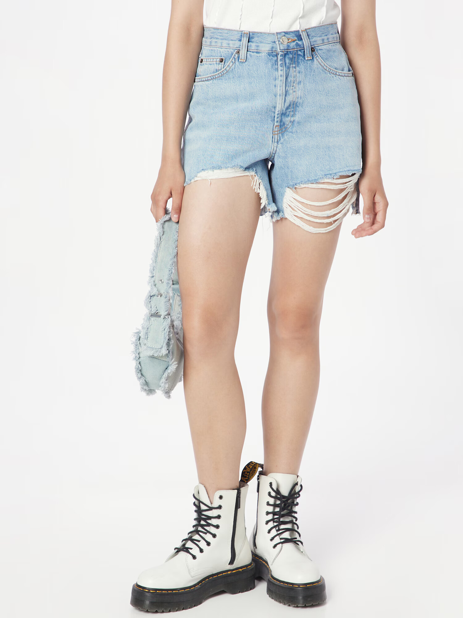 TOPSHOP Džínsy modrá denim - Pepit.sk