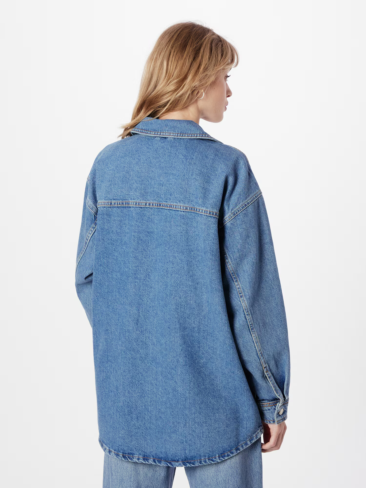 TOPSHOP Prechodná bunda modrá denim - Pepit.sk