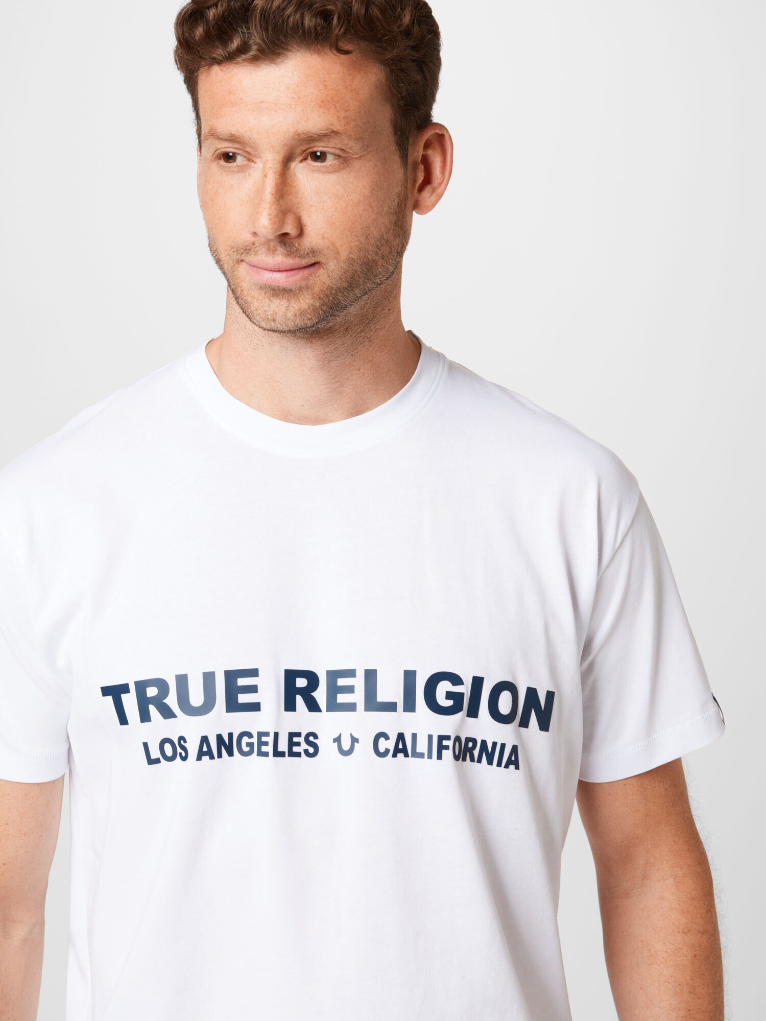 True Religion Tričko námornícka modrá / biela - Pepit.sk