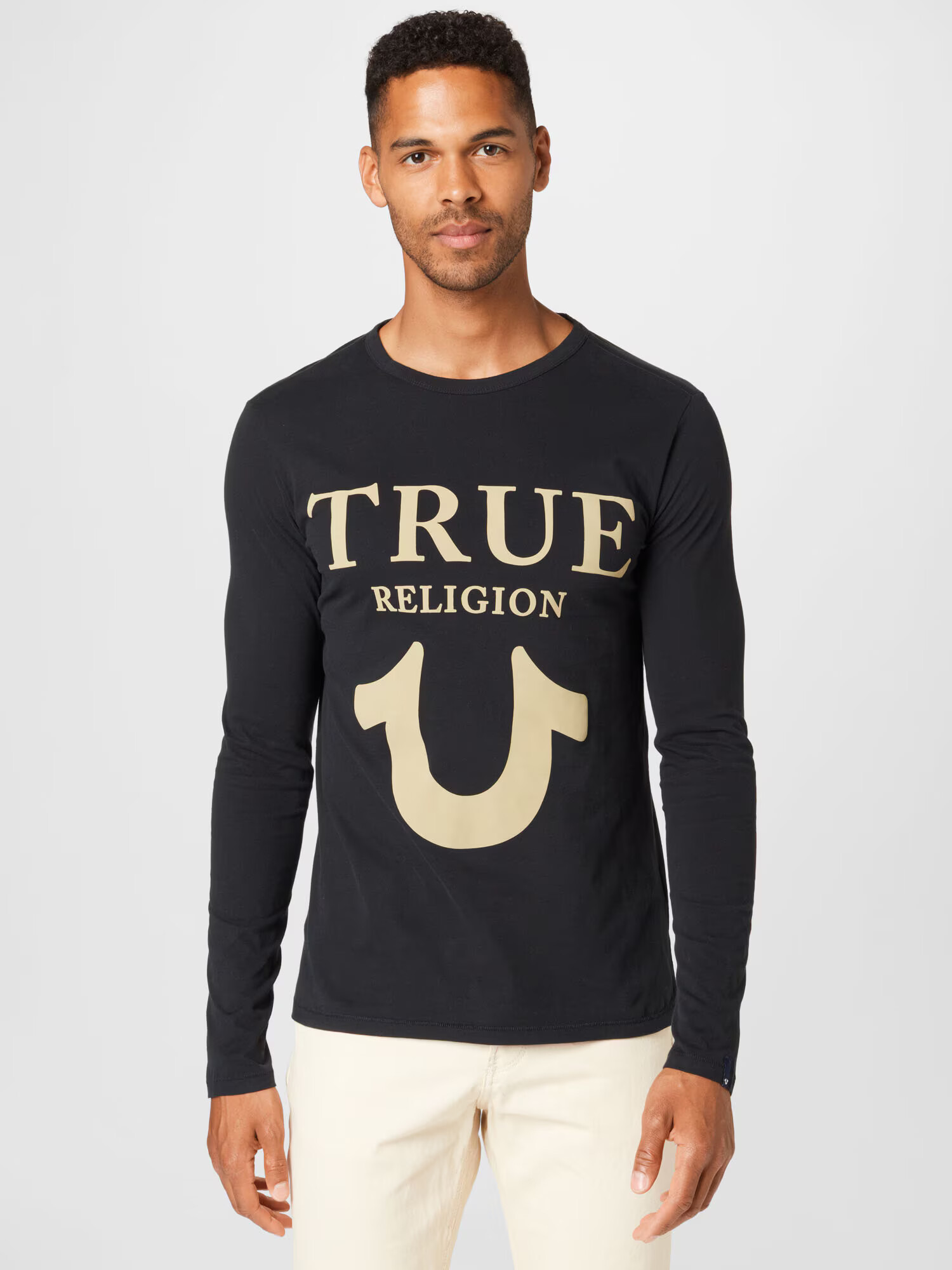 True Religion Tričko pastelovo žltá / čierna - Pepit.sk