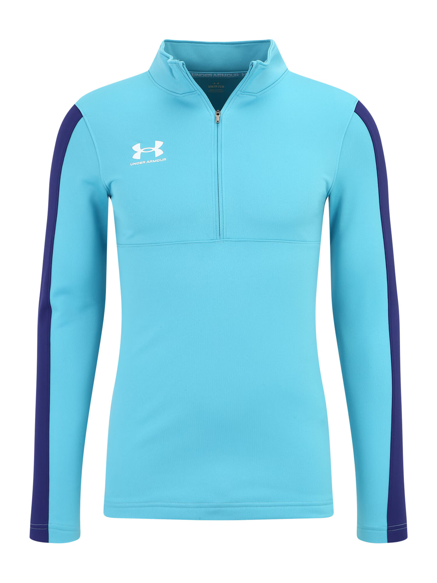 UNDER ARMOUR Funkčné tričko 'Midlayer' námornícka modrá / svetlomodrá / biela - Pepit.sk