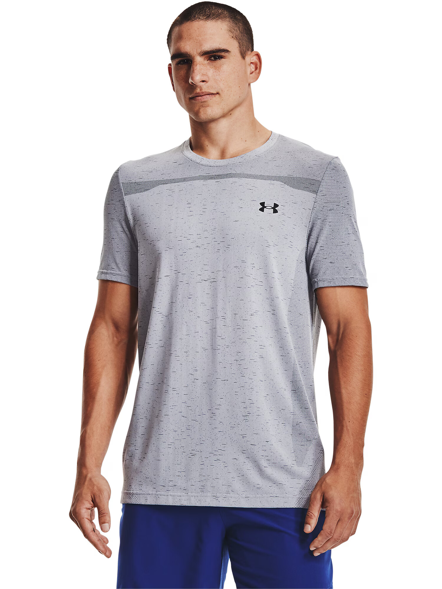 UNDER ARMOUR Funkčné tričko sivá melírovaná / čierna - Pepit.sk