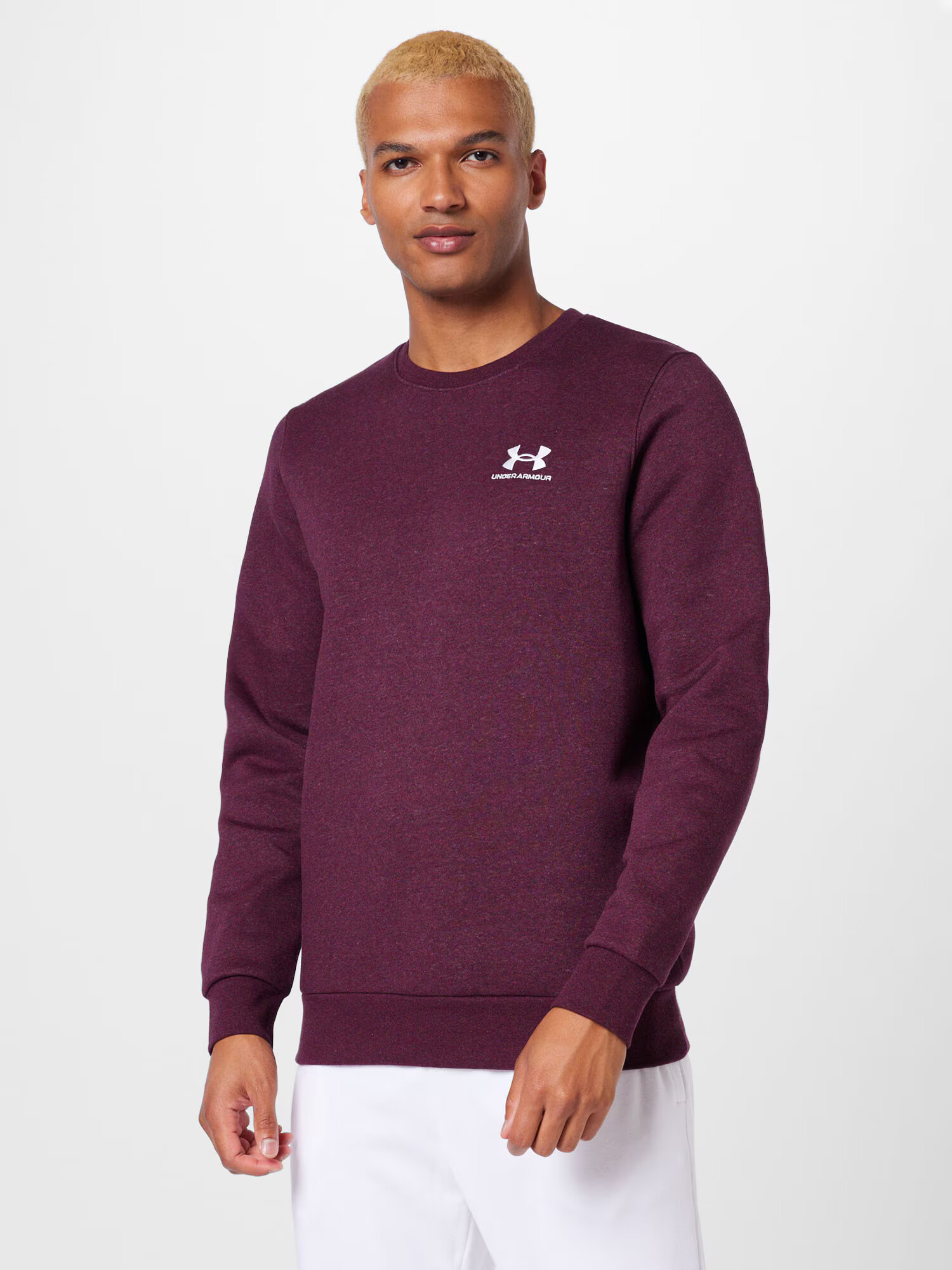 UNDER ARMOUR Športová mikina burgundská / biela - Pepit.sk