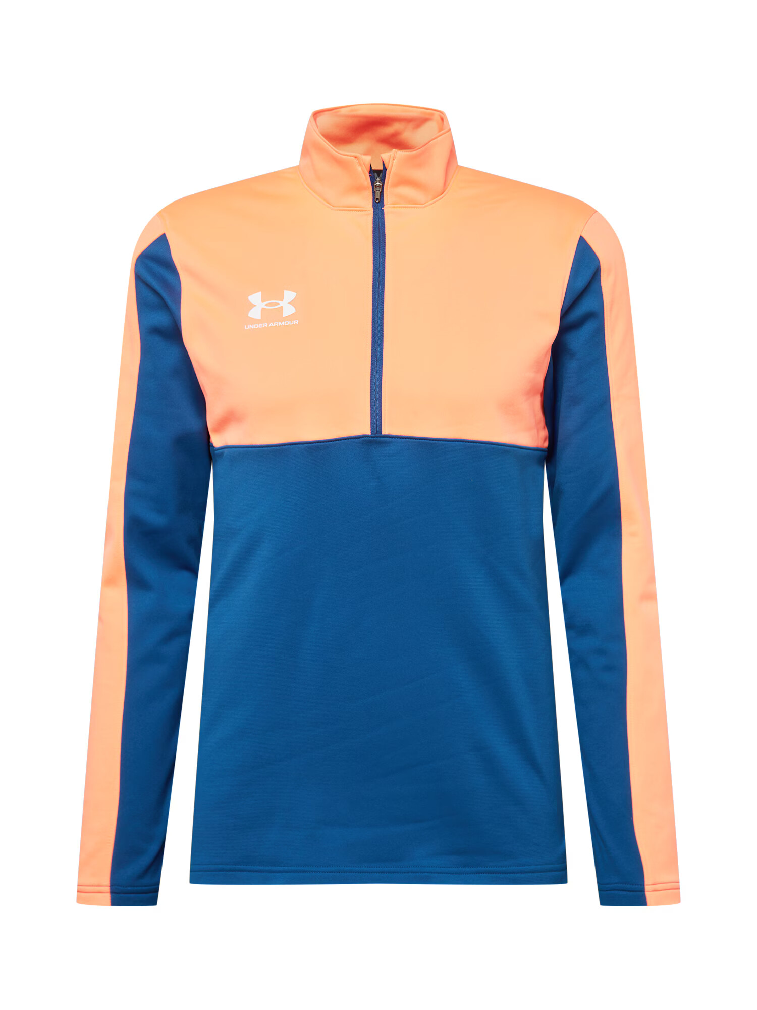 UNDER ARMOUR Funkčné tričko 'Challenger' modrá / oranžová / biela - Pepit.sk