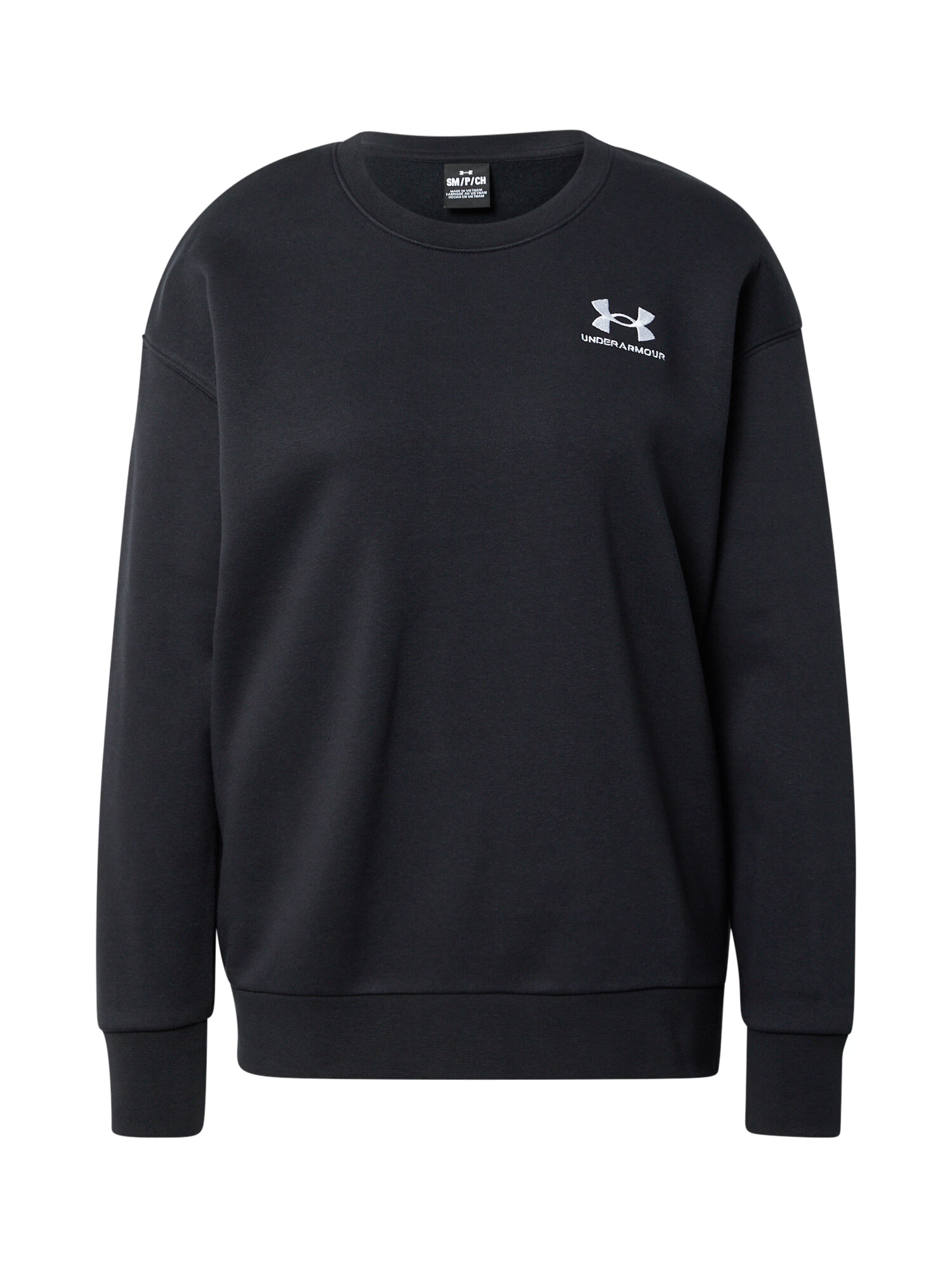 UNDER ARMOUR Športová mikina 'Essential' čierna / biela - Pepit.sk