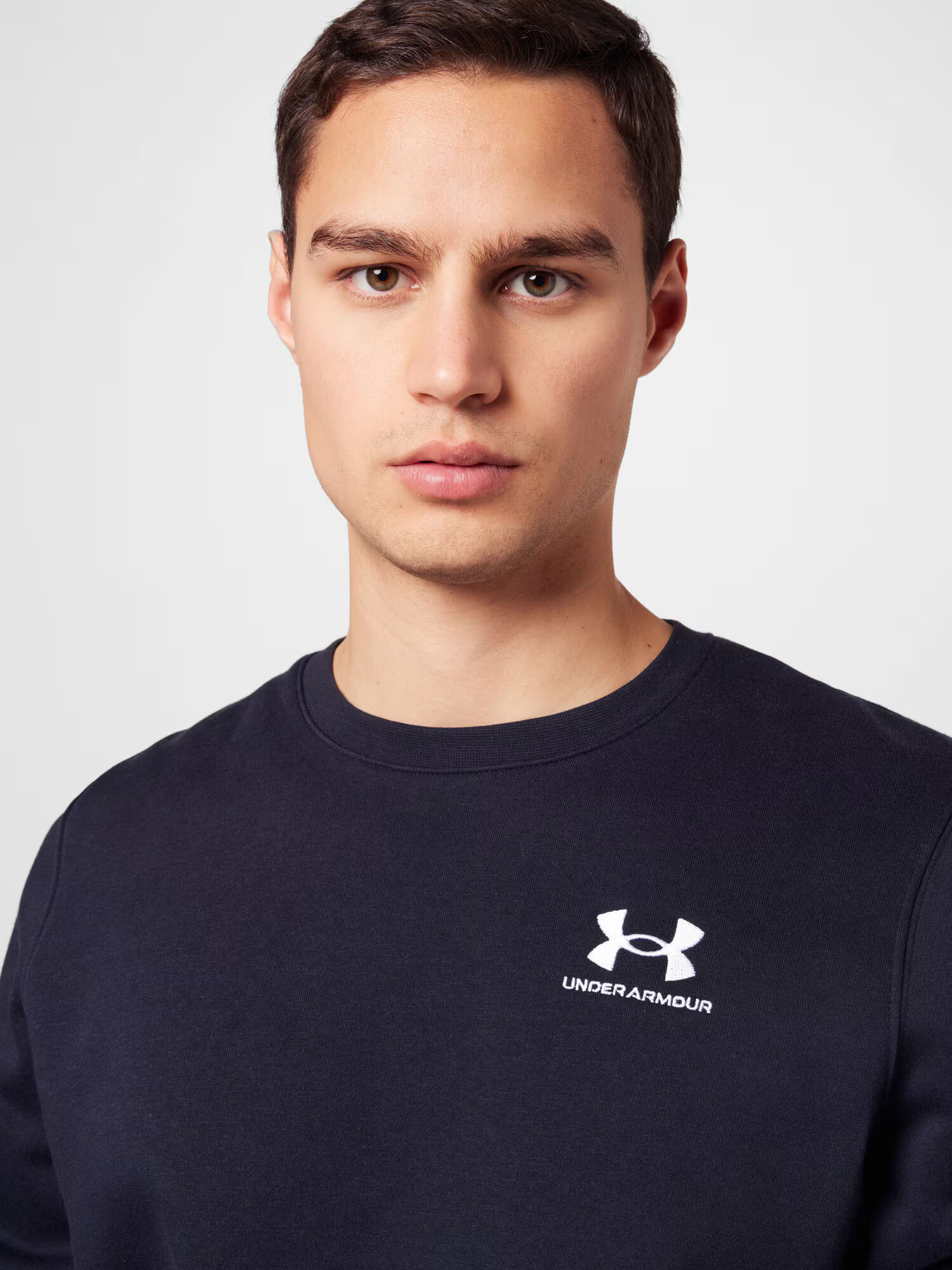 UNDER ARMOUR Športová mikina čierna / biela - Pepit.sk