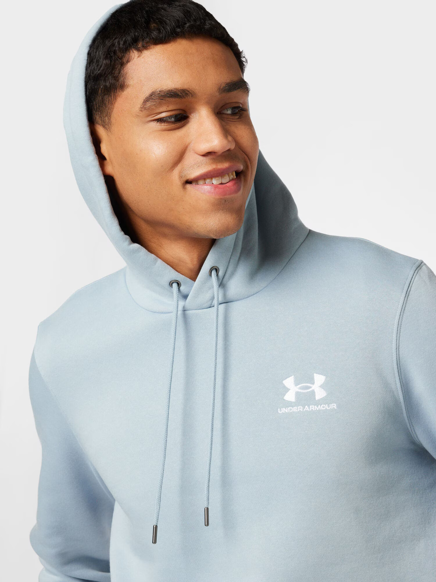 UNDER ARMOUR Športová mikina pastelovo modrá / biela - Pepit.sk