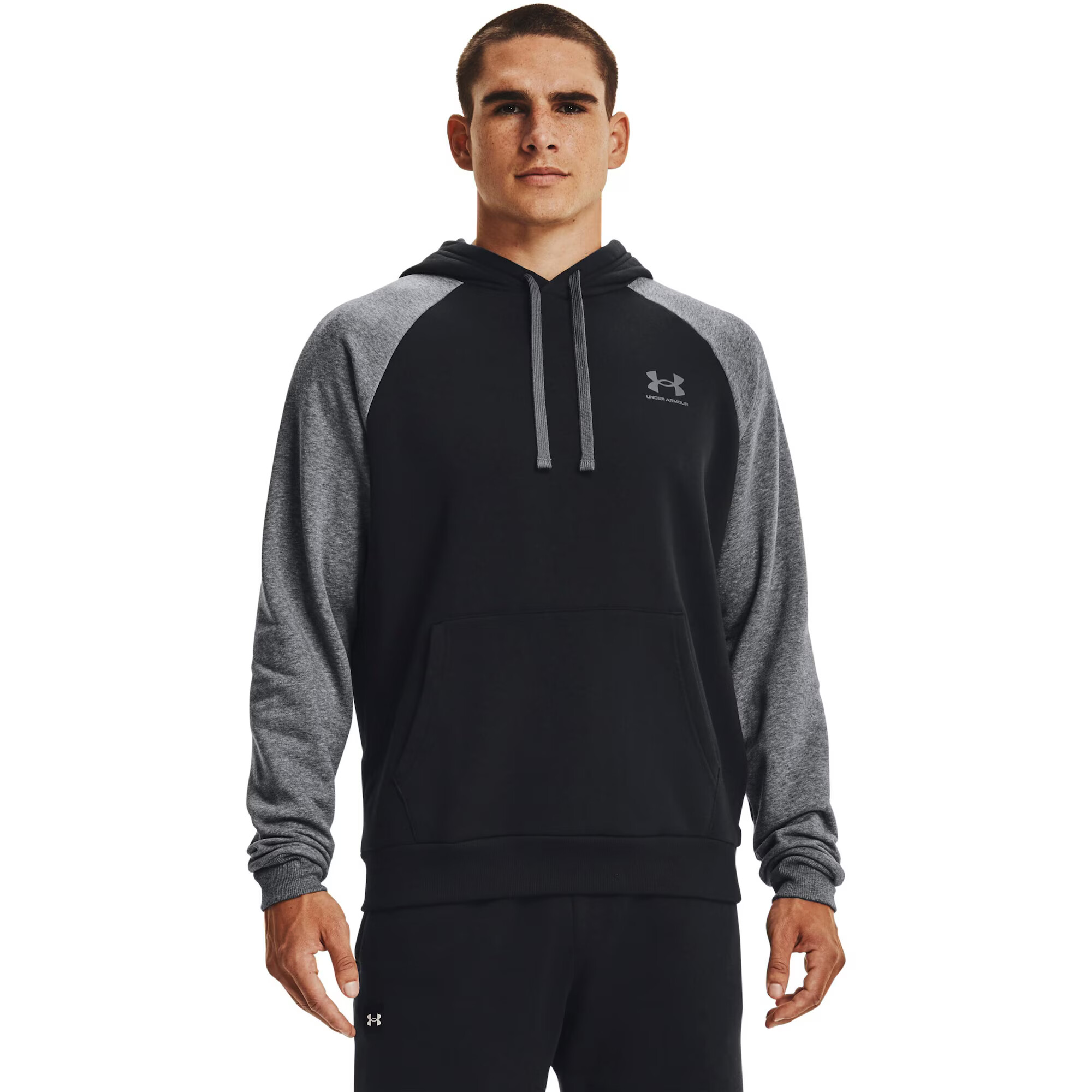 UNDER ARMOUR Športová mikina 'Rival' námornícka modrá / modrá melírovaná - Pepit.sk