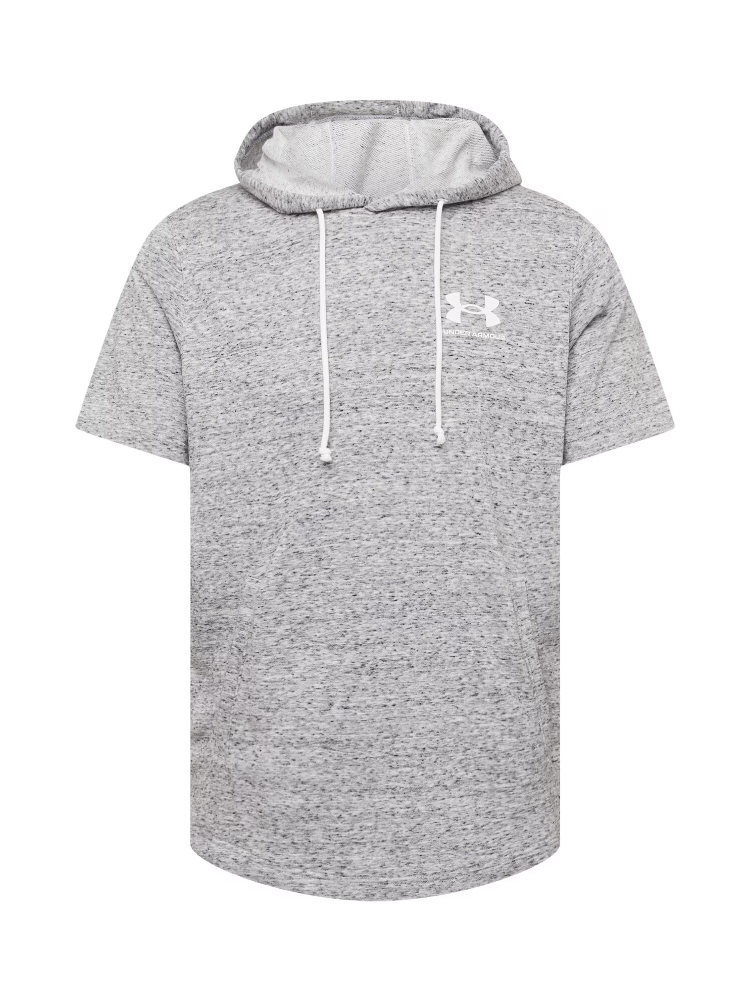 UNDER ARMOUR Športová mikina 'Rival Terry' sivá melírovaná / šedobiela / biela melírovaná - Pepit.sk