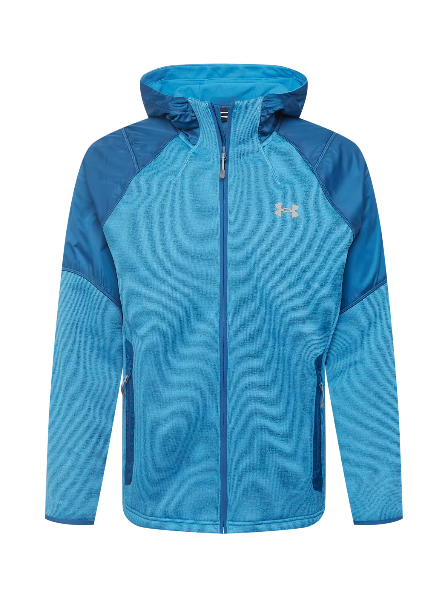 UNDER ARMOUR Športová mikina so zipsom 'Essential' modrá / azúrová - Pepit.sk